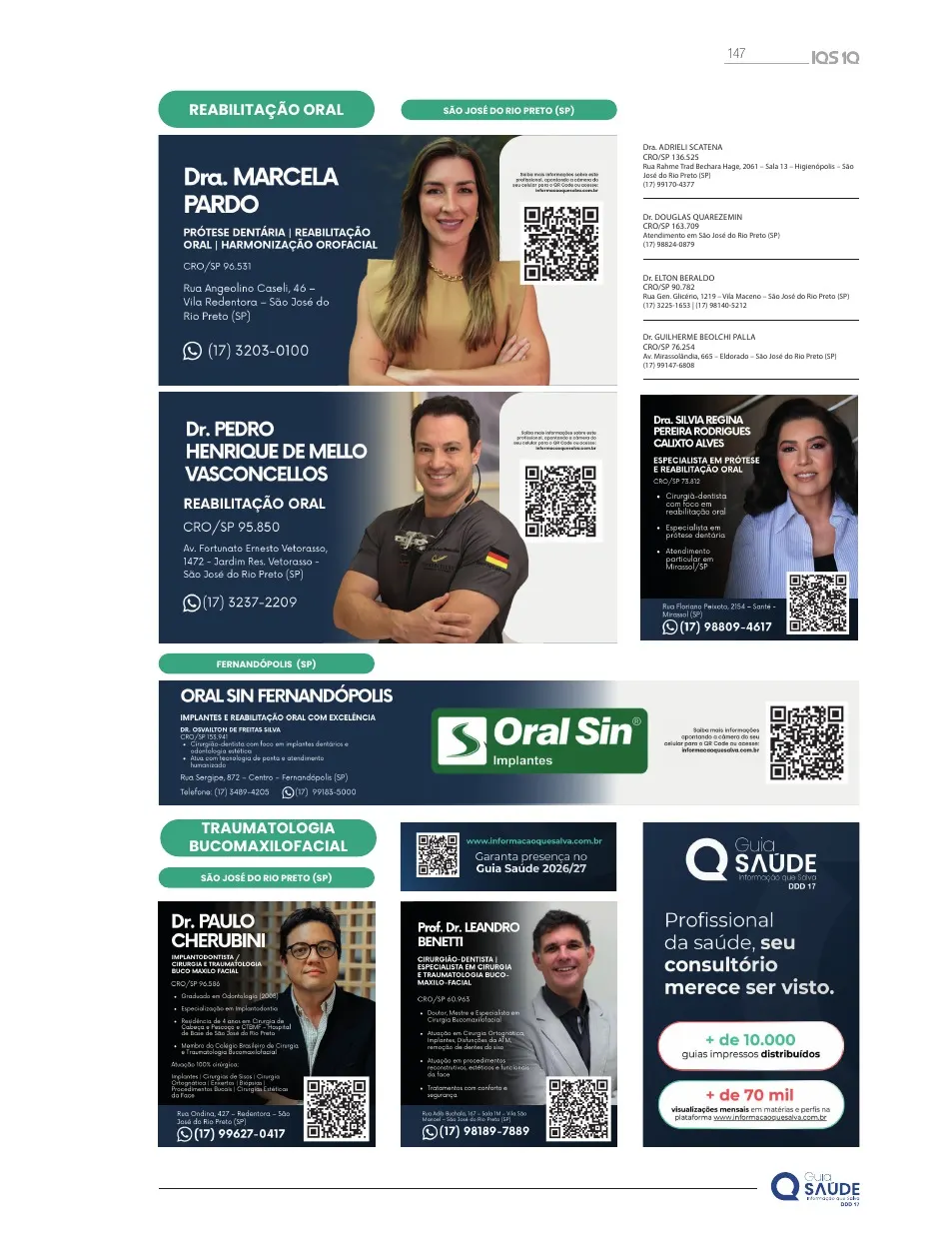 Guia Saúde DDD17 — Edição 1 — página 147
