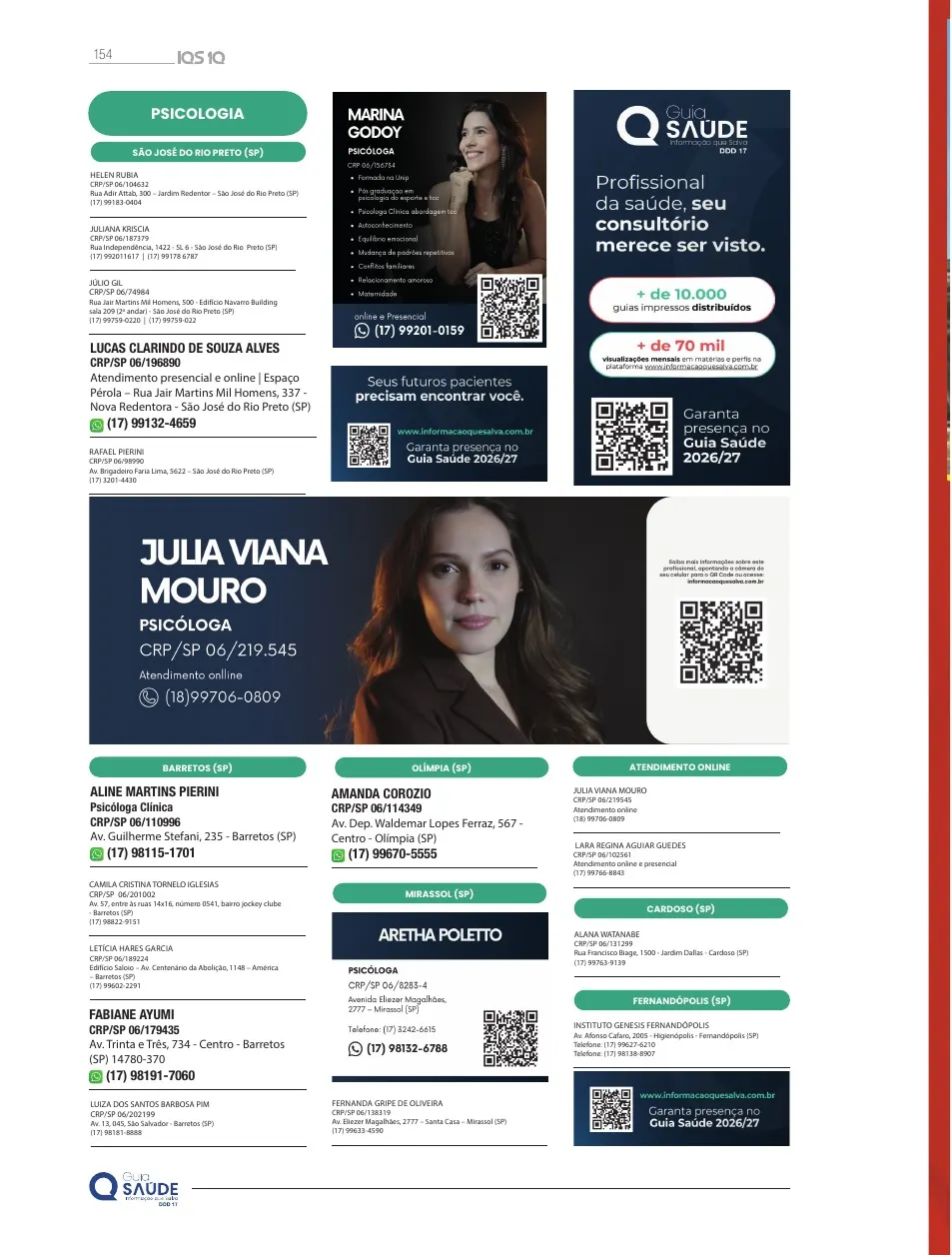 Guia Saúde DDD17 — Edição 1 — página 154