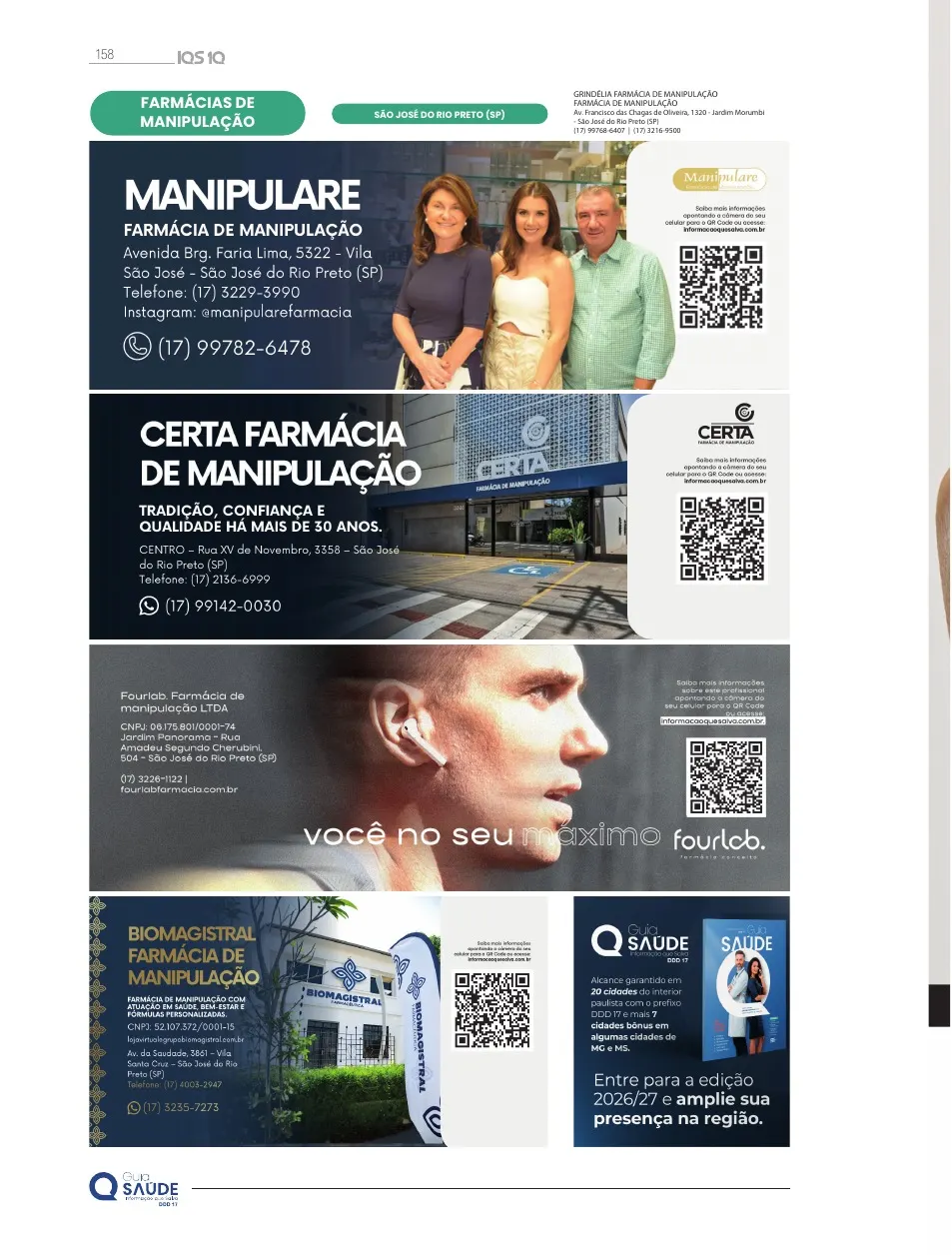 Guia Saúde DDD17 — Edição 1 — página 158