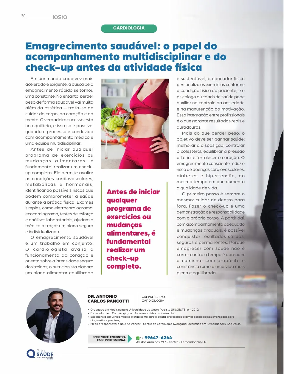 Guia Saúde DDD17 — Edição 1 — página 70