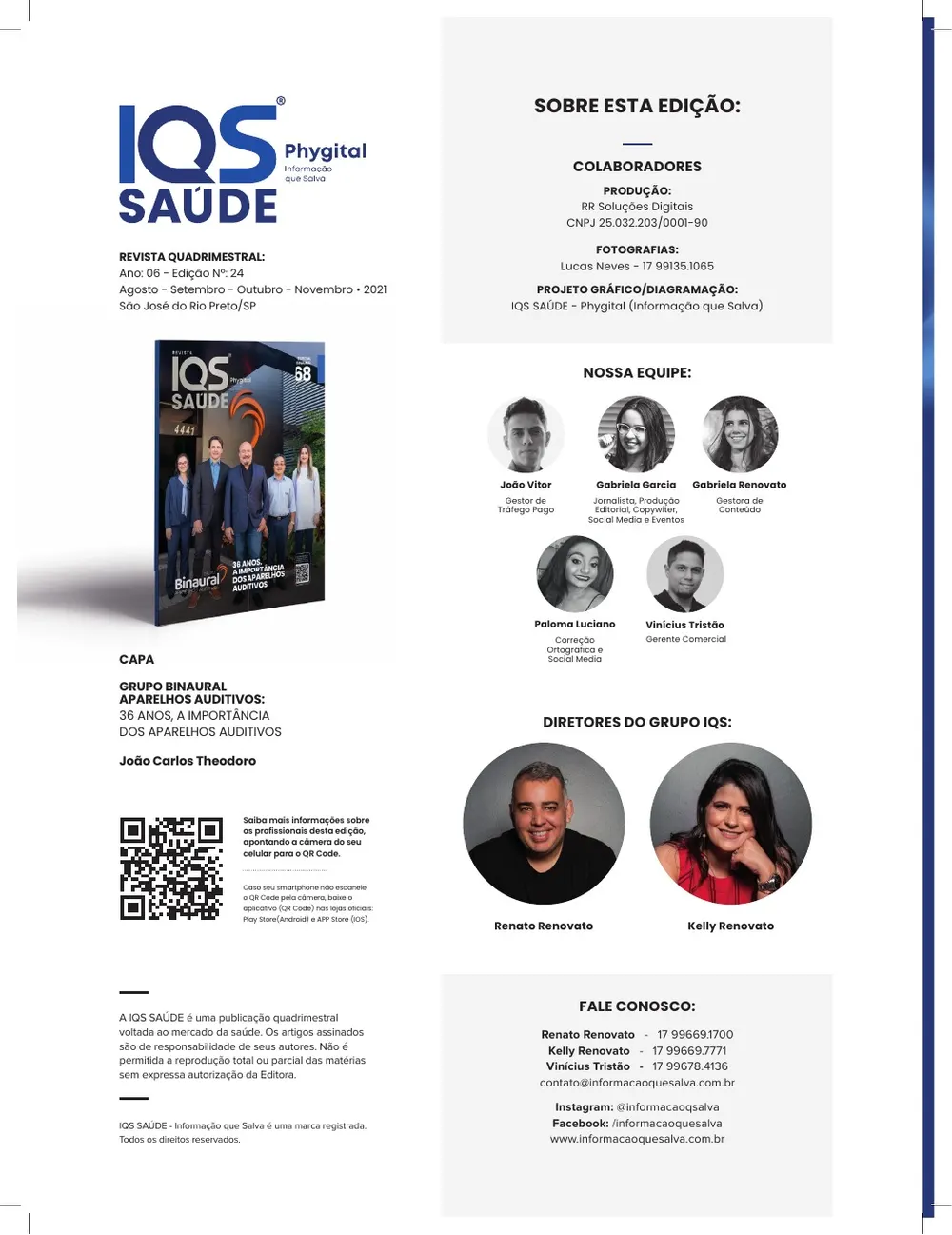 Revista IQS Saúde — Edição 24 — página 11