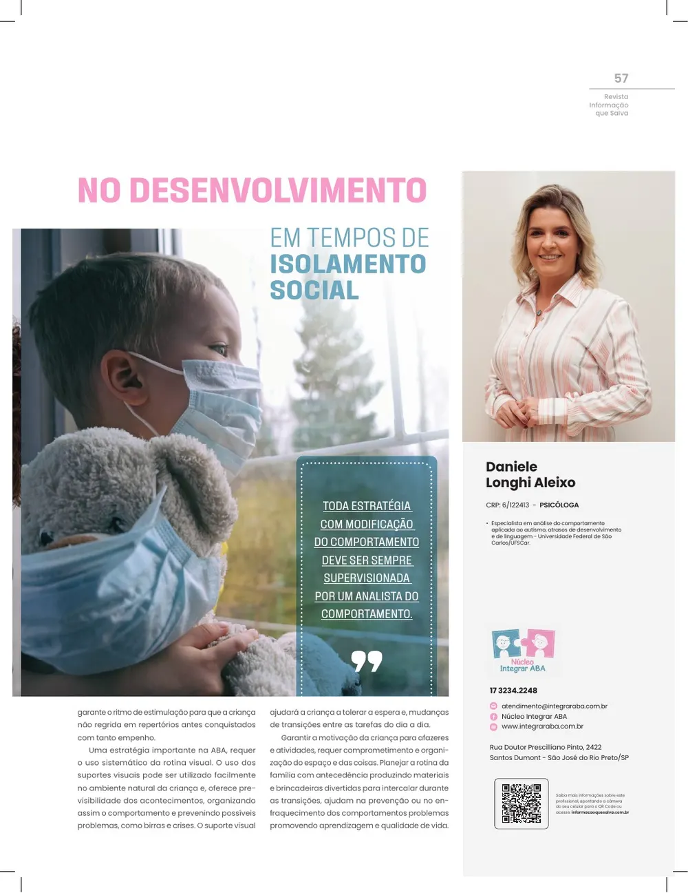 Revista IQS Saúde — Edição 24 — página 56