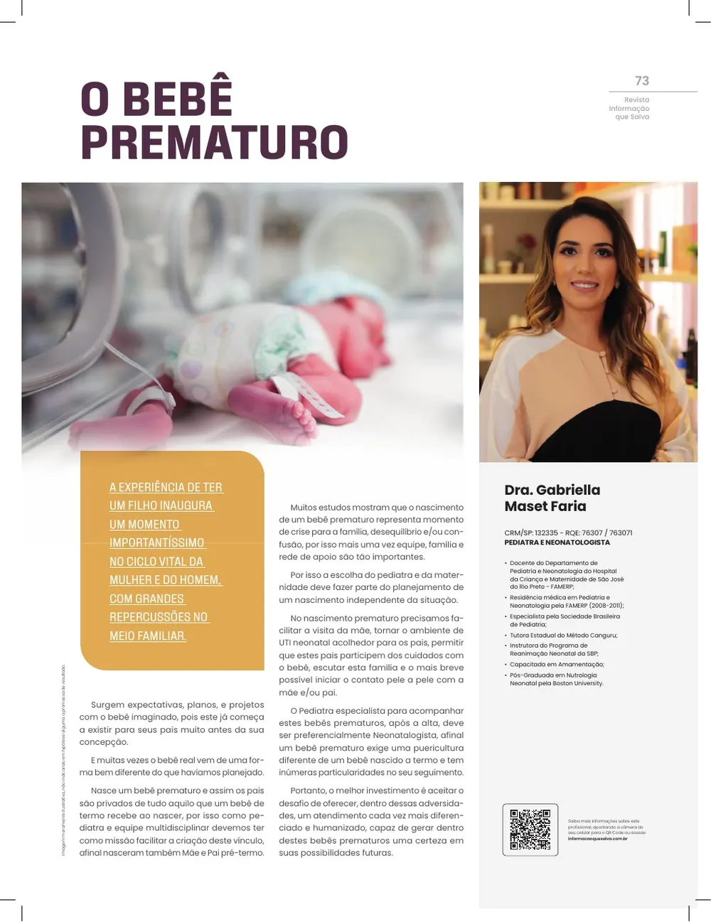 Revista IQS Saúde — Edição 24 — página 72