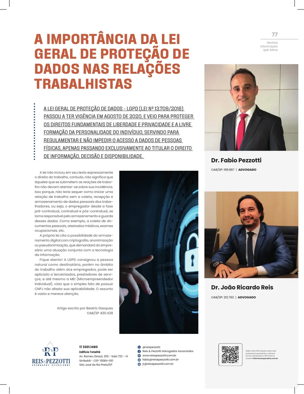 Revista IQS Saúde — Edição 24 — página 76