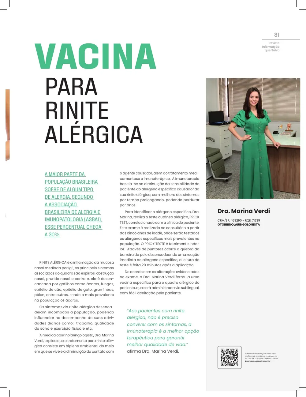 Revista IQS Saúde — Edição 24 — página 80