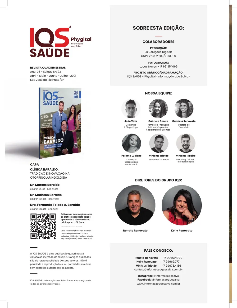 Revista IQS Saúde — Edição 26 — página 13