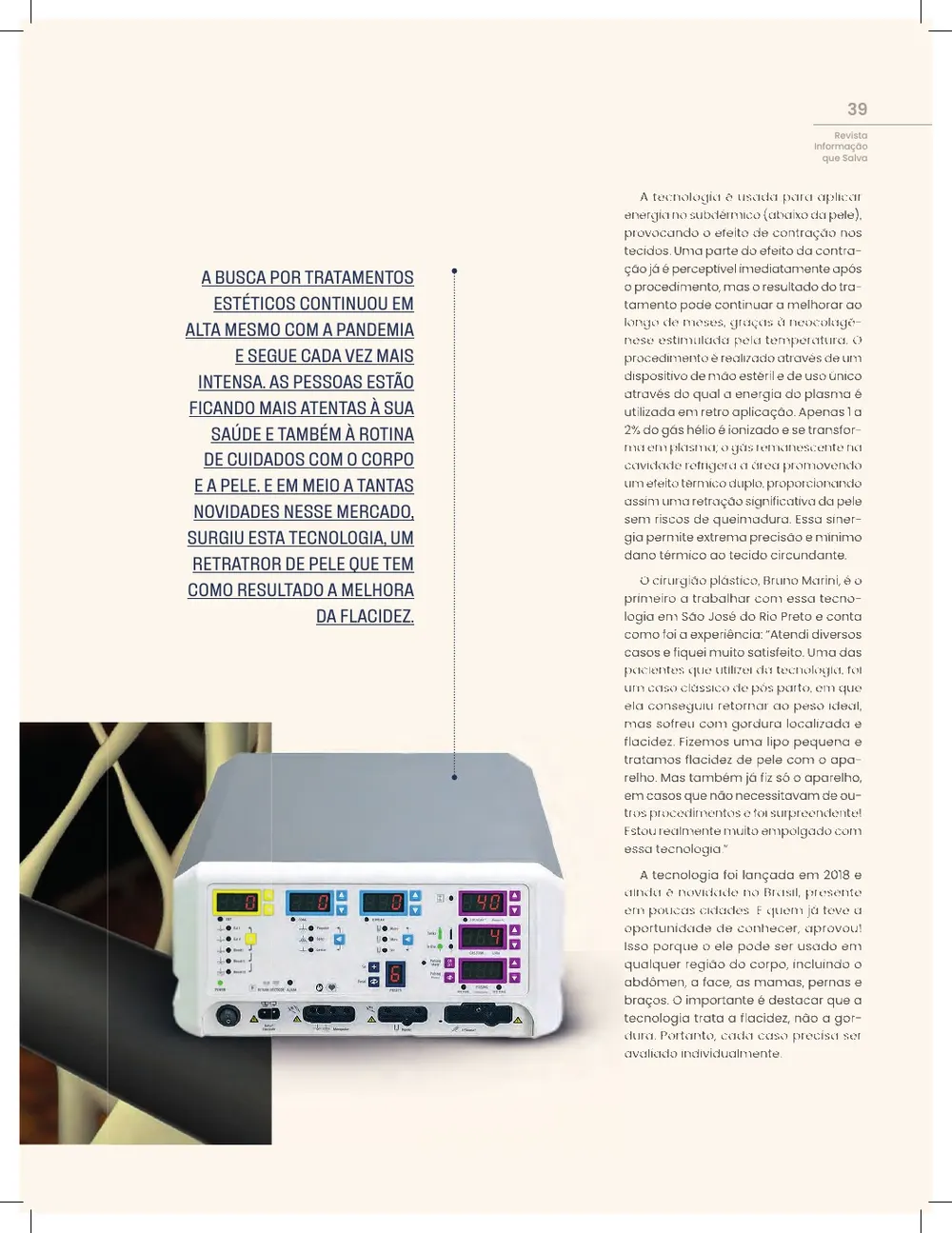 Revista IQS Saúde — Edição 26 — página 38