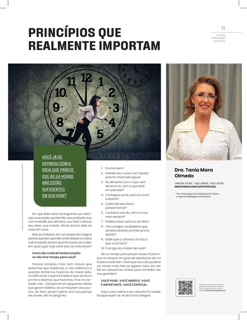 Revista IQS Saúde — Edição 26 — página 70