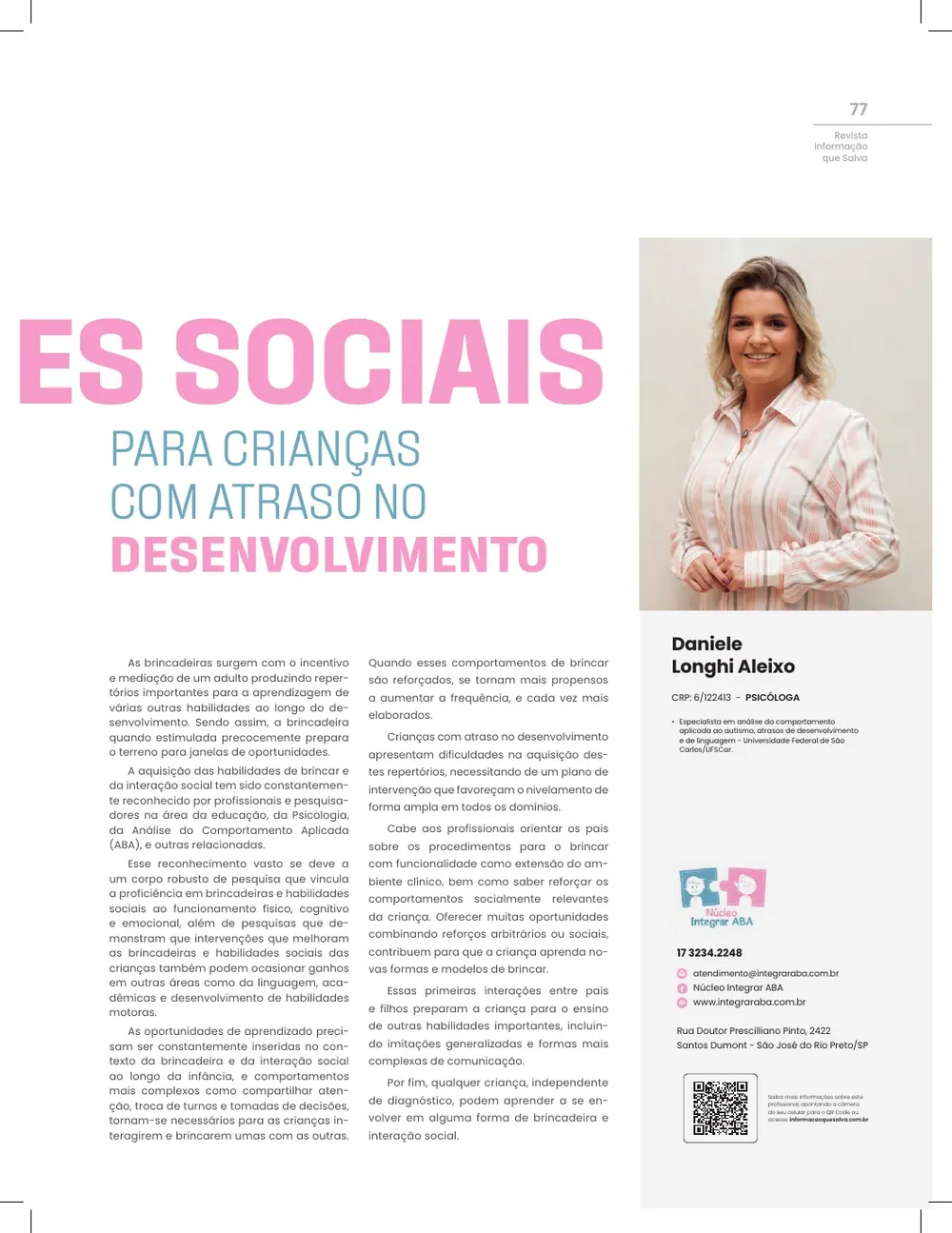 Revista IQS Saúde — Edição 26 — página 76