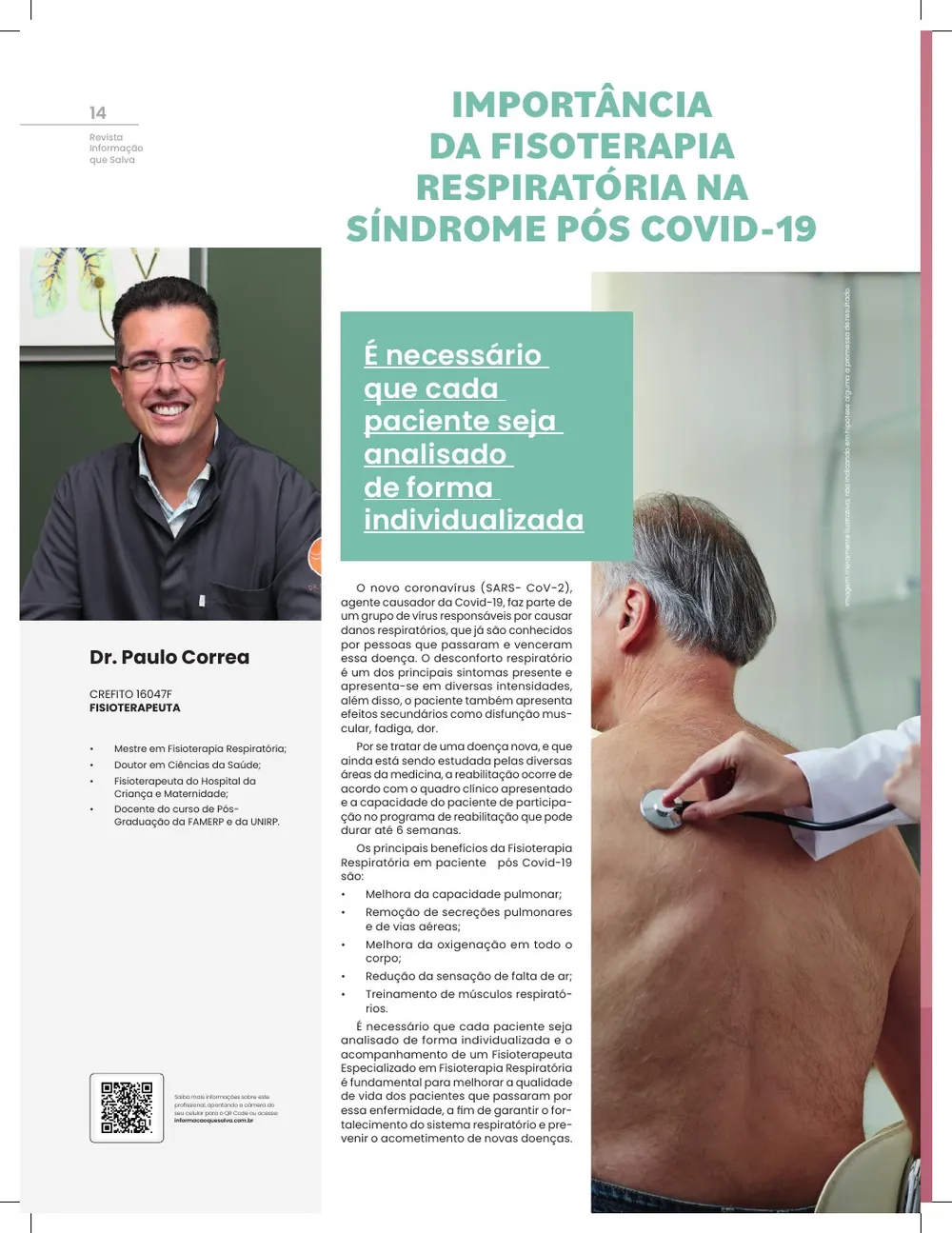 Revista IQS Saúde — Edição 27 — página 13