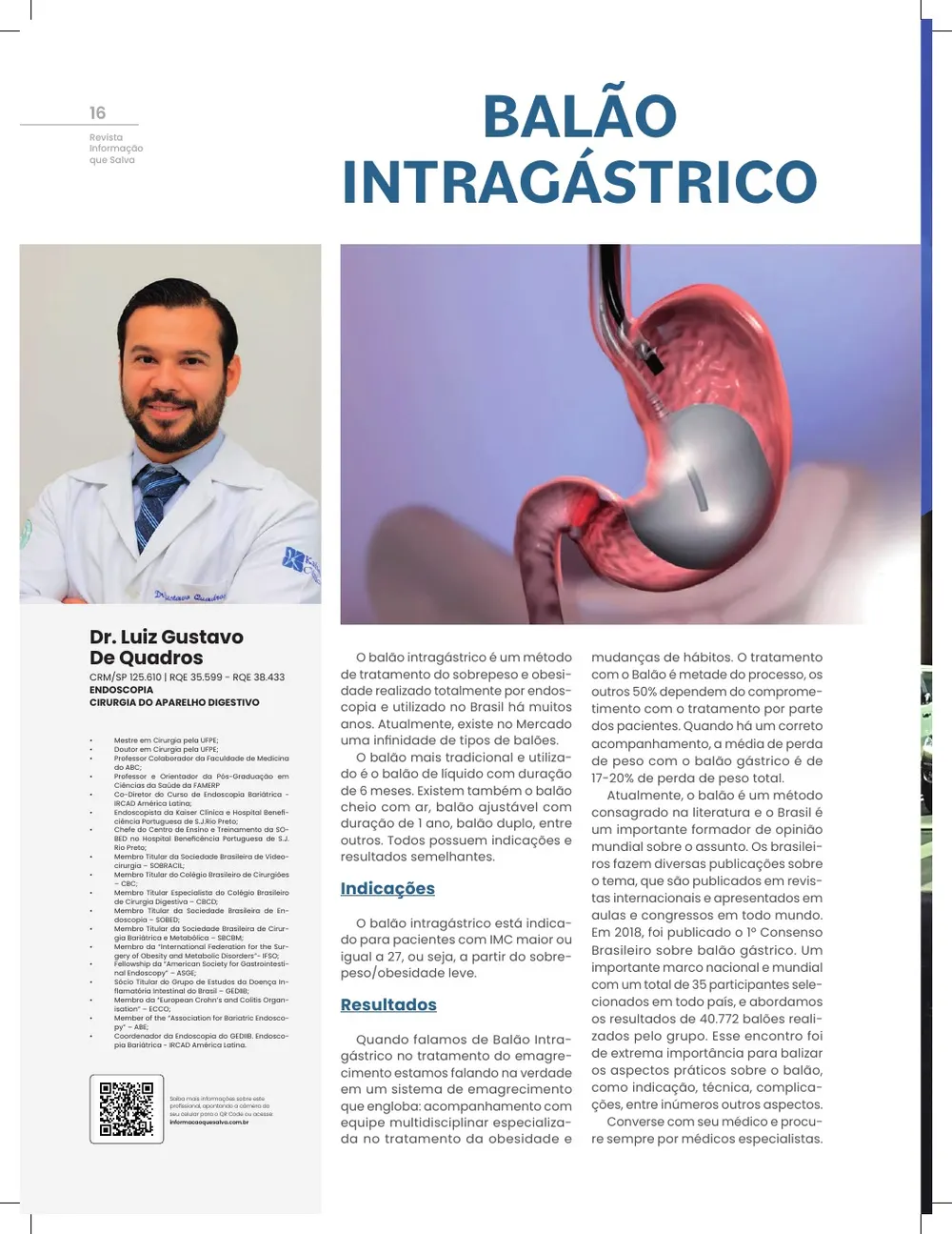 Revista IQS Saúde — Edição 27 — página 15