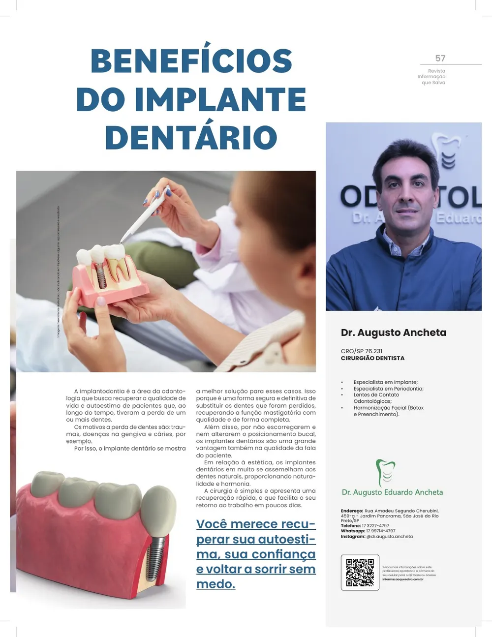 Revista IQS Saúde — Edição 27 — página 56