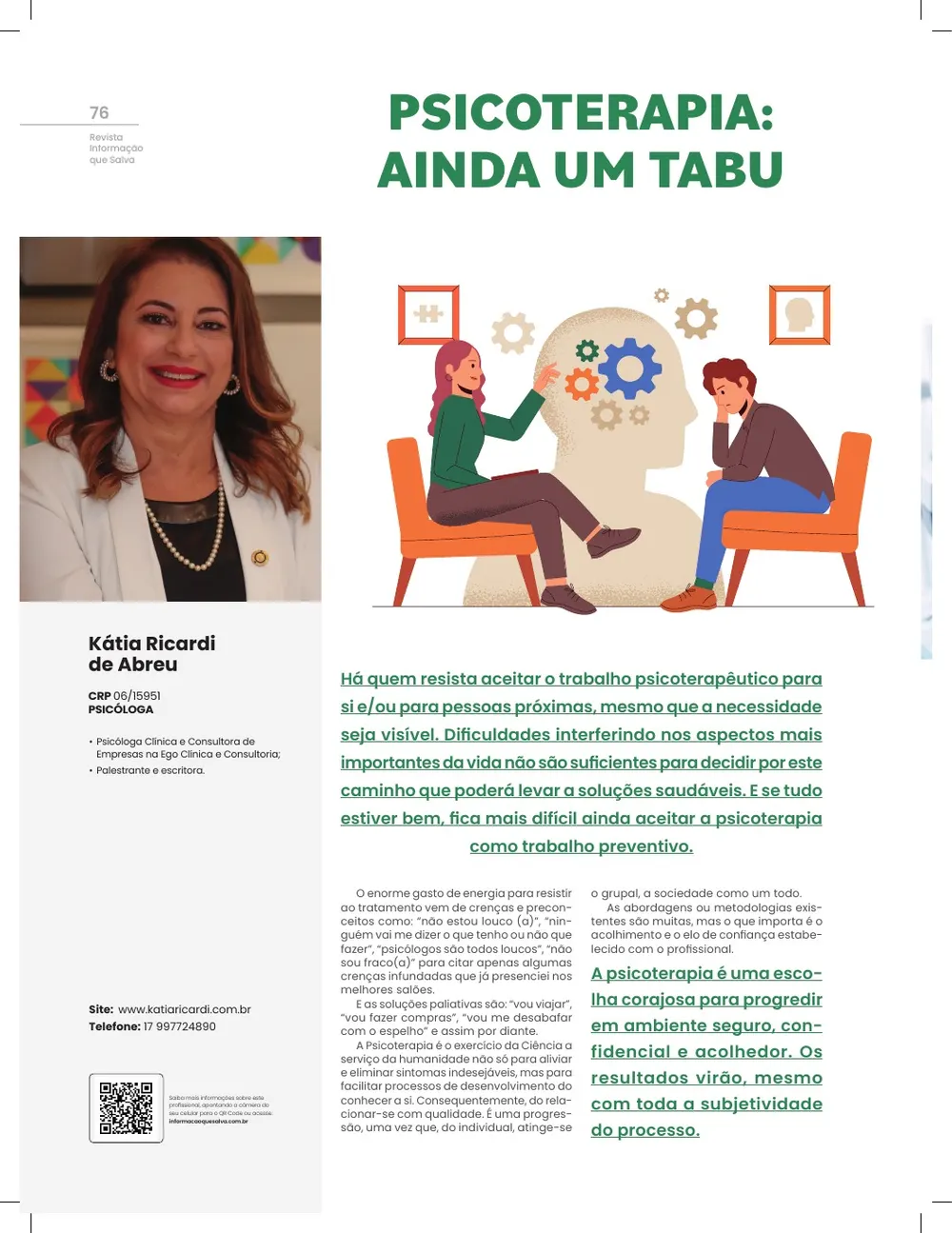 Revista IQS Saúde — Edição 27 — página 75