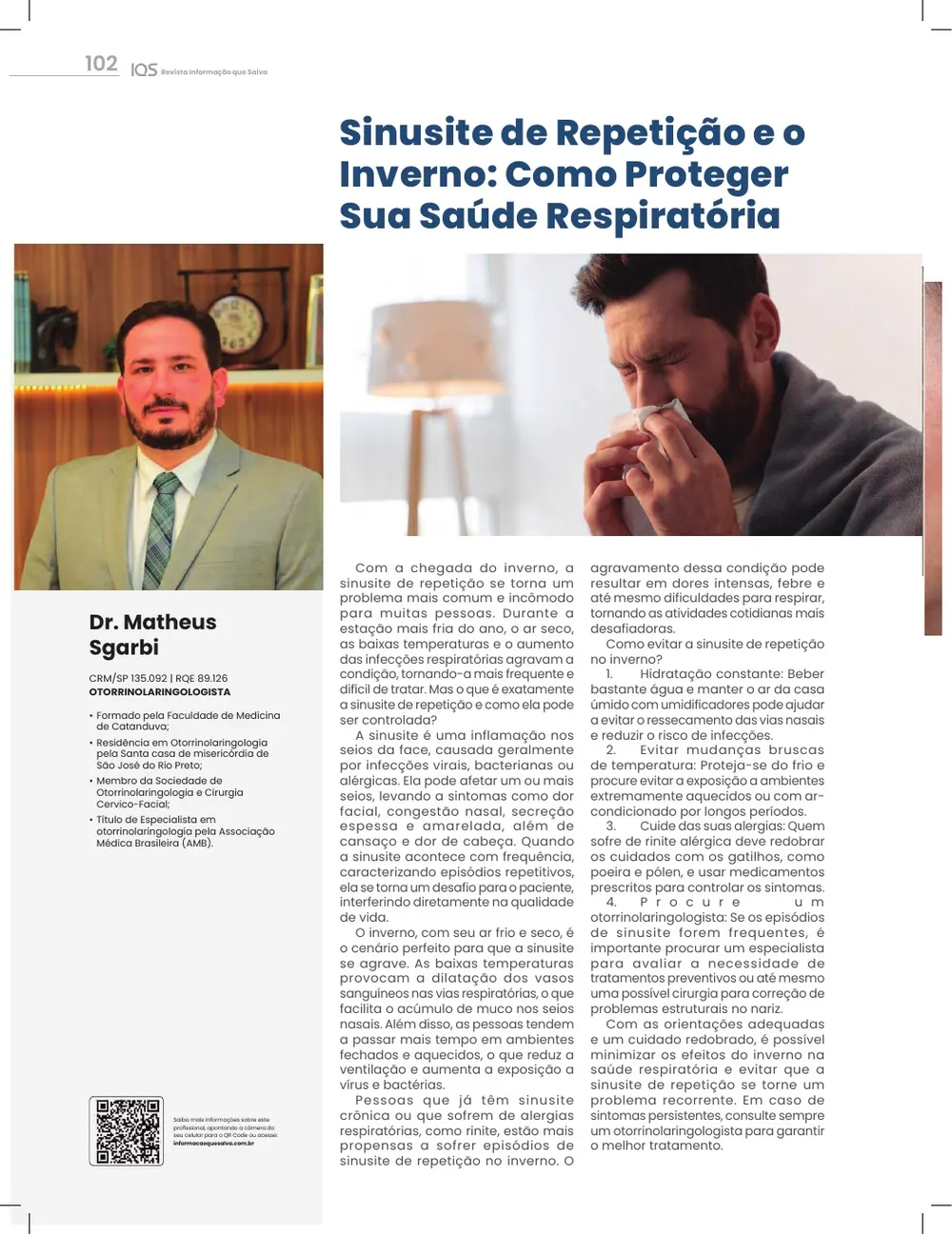 Revista IQS Saúde — Edição 34 — página 102