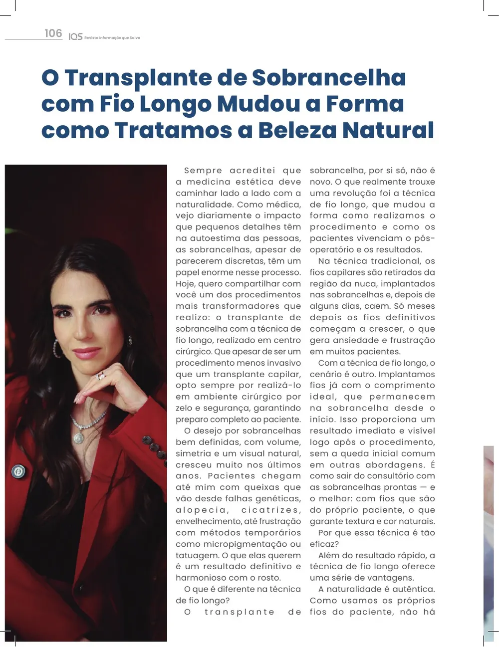 Revista IQS Saúde — Edição 34 — página 106