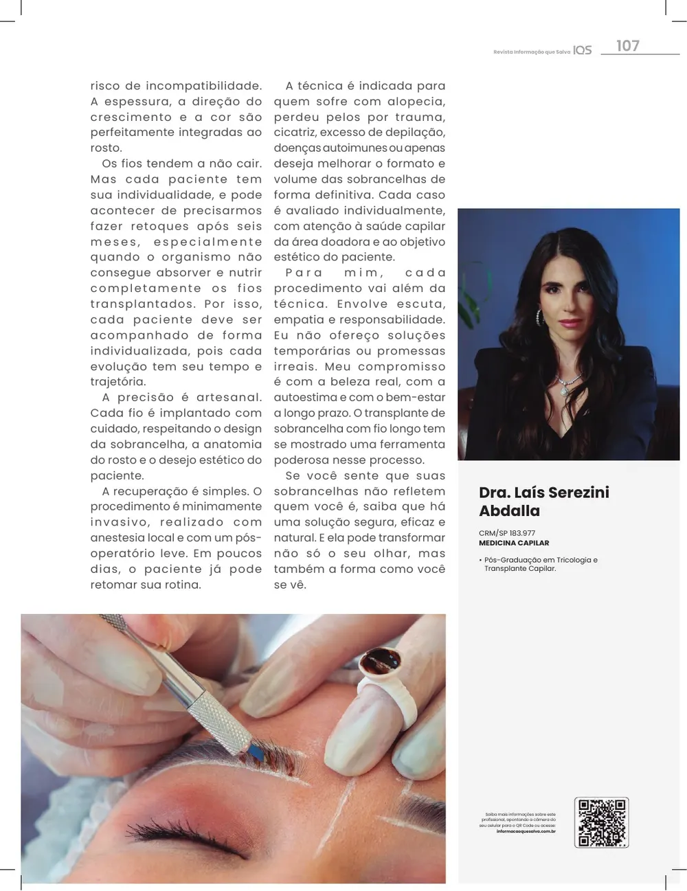 Revista IQS Saúde — Edição 34 — página 107