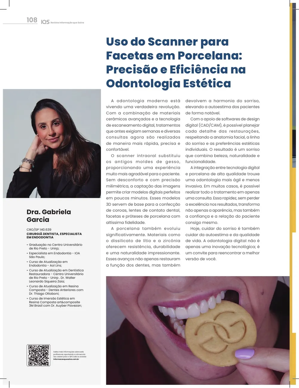 Revista IQS Saúde — Edição 34 — página 108