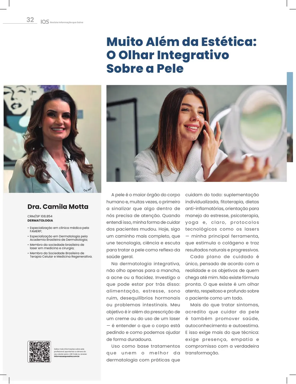Revista IQS Saúde — Edição 34 — página 32