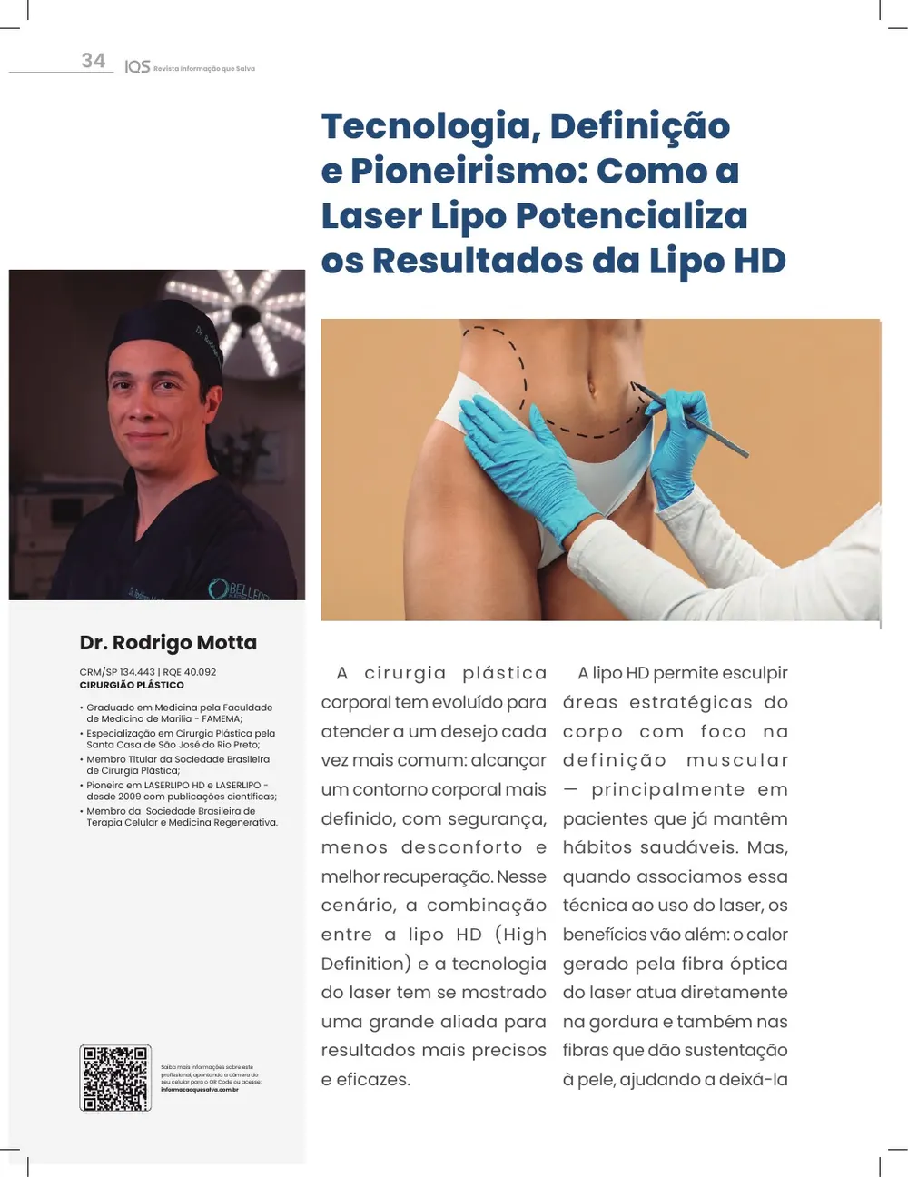 Revista IQS Saúde — Edição 34 — página 34