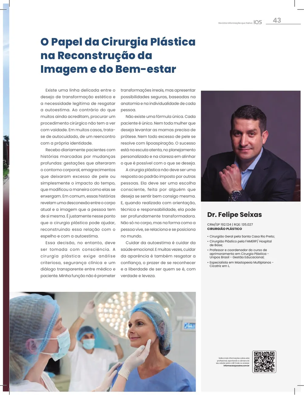 Revista IQS Saúde — Edição 34 — página 43