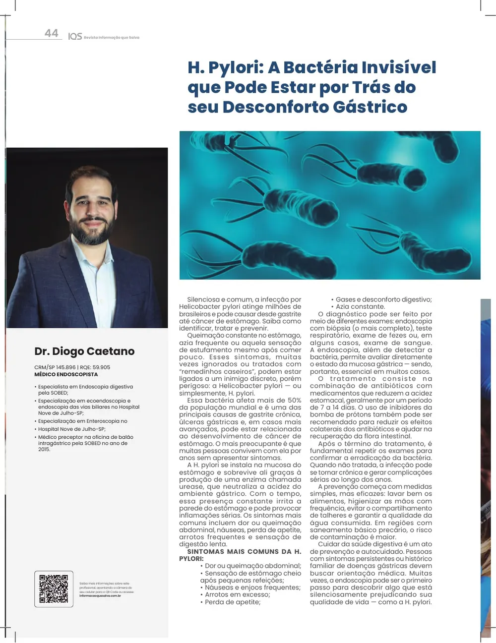 Revista IQS Saúde — Edição 34 — página 44