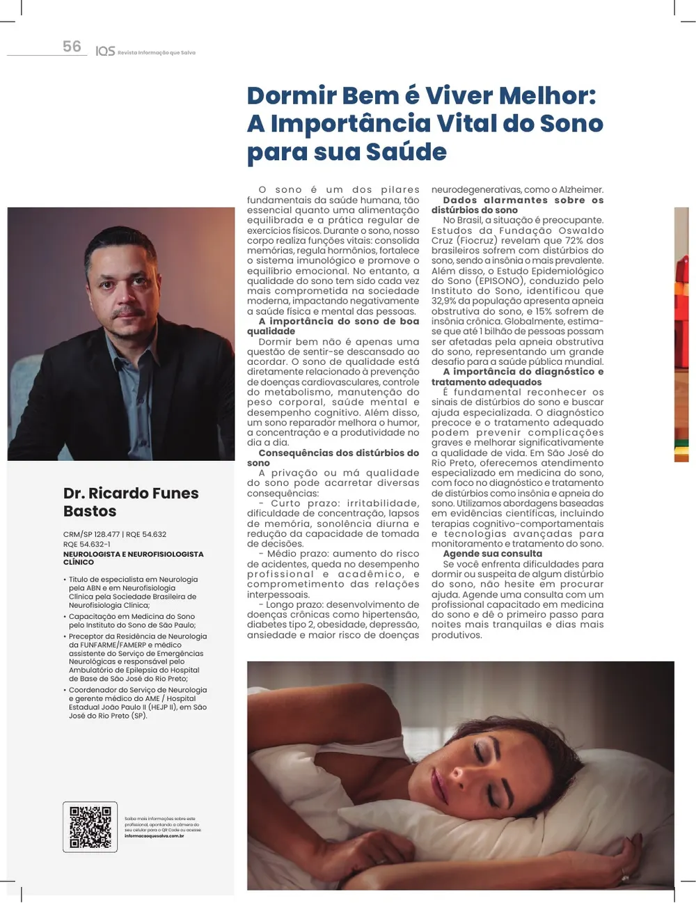 Revista IQS Saúde — Edição 34 — página 56