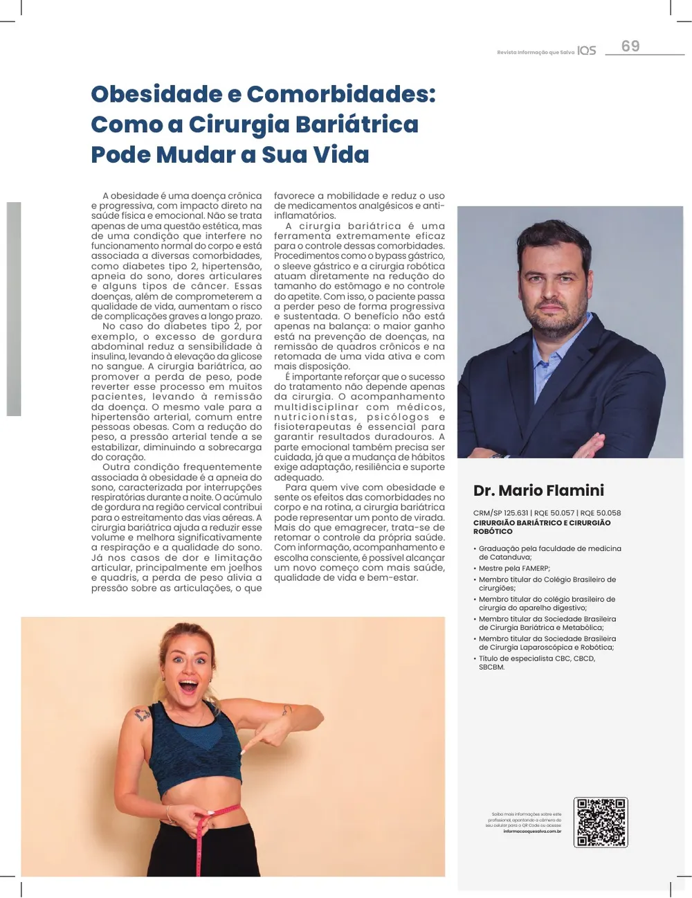 Revista IQS Saúde — Edição 34 — página 69