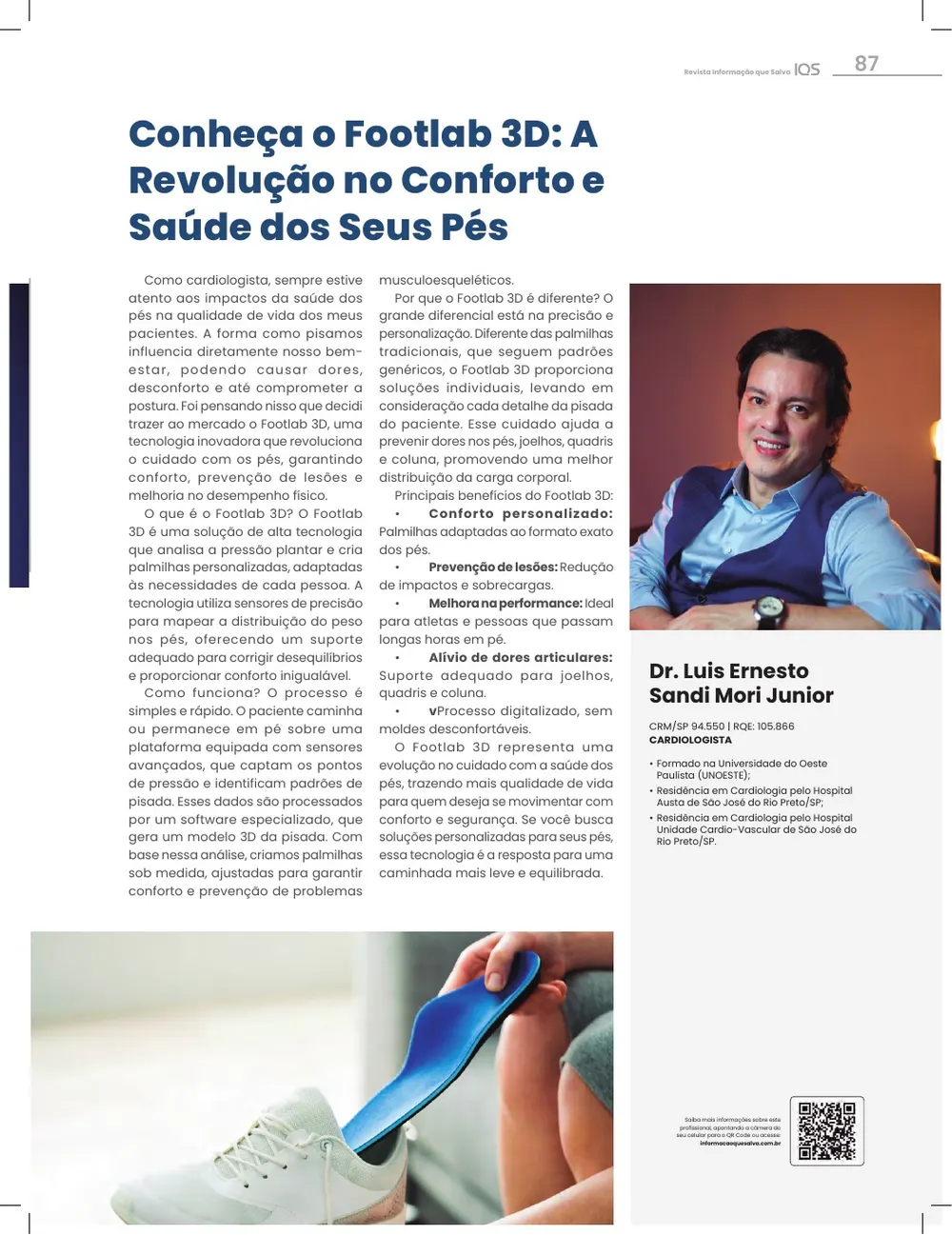 Revista IQS Saúde — Edição 34 — página 87