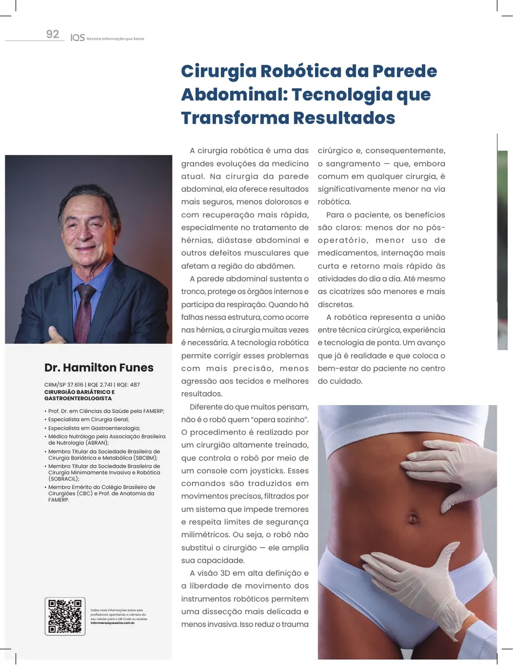 Revista IQS Saúde — Edição 34 — página 92