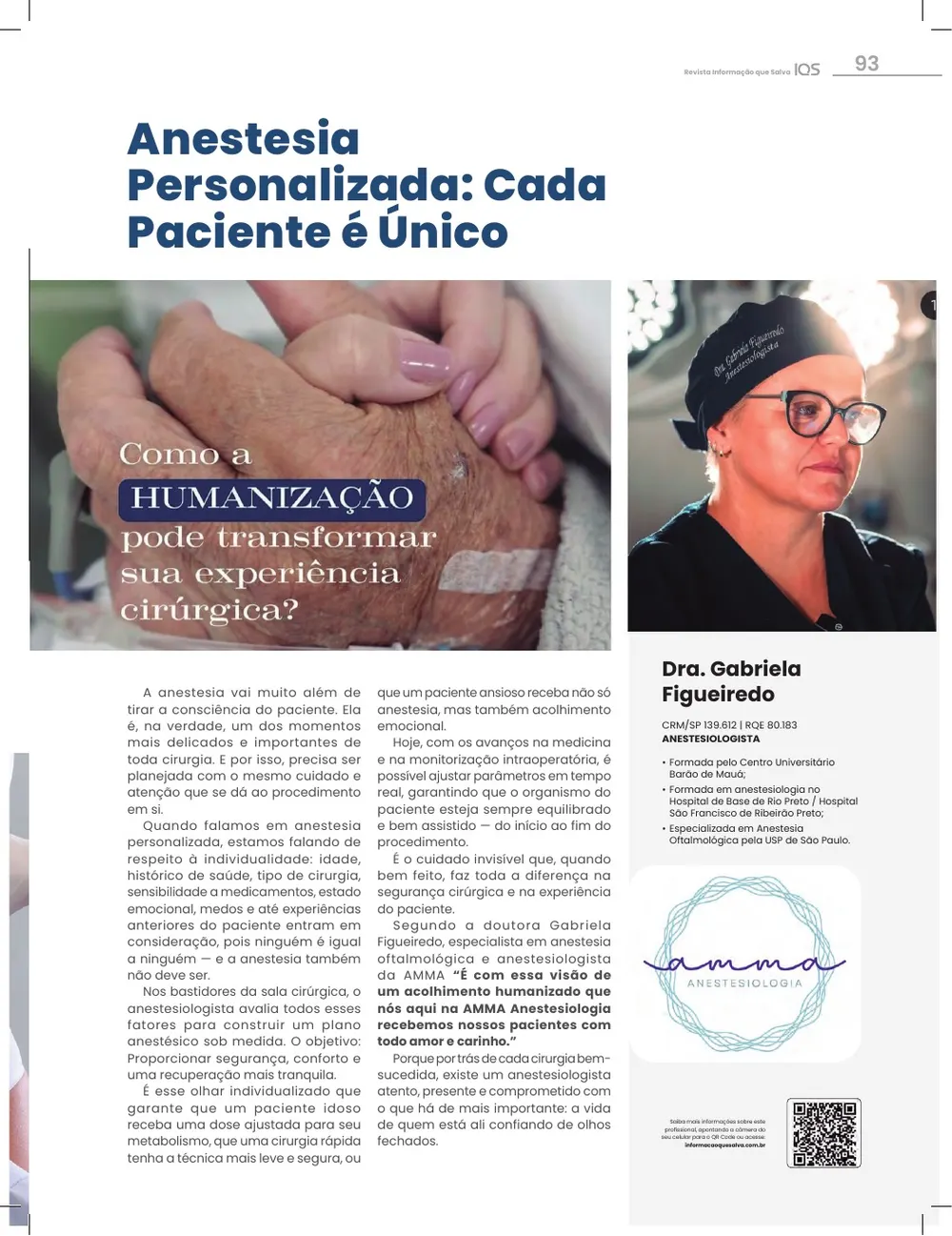 Revista IQS Saúde — Edição 34 — página 93