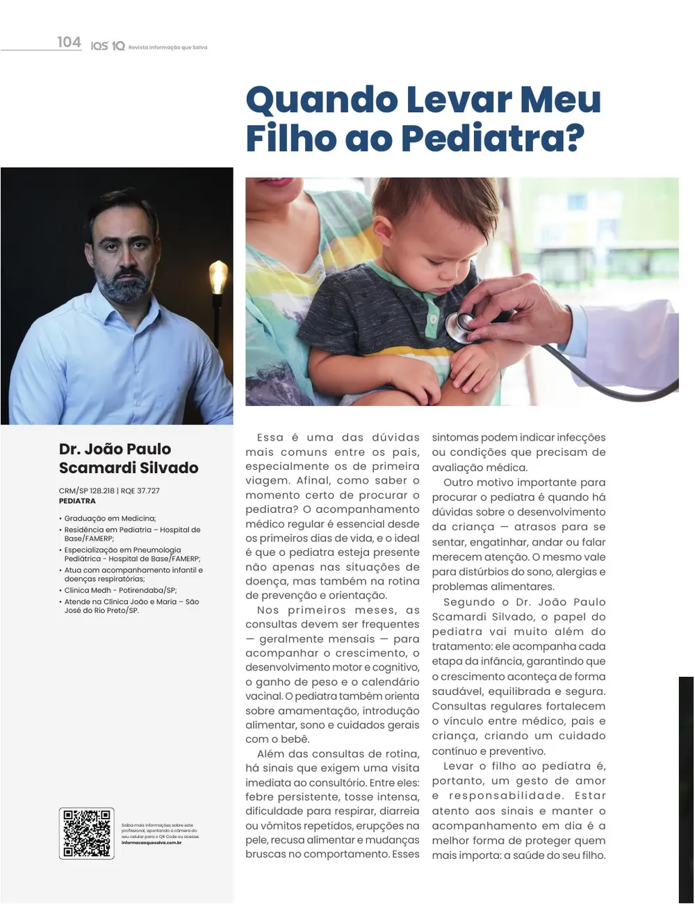 Revista IQS Saúde — Edição 35 — página 104