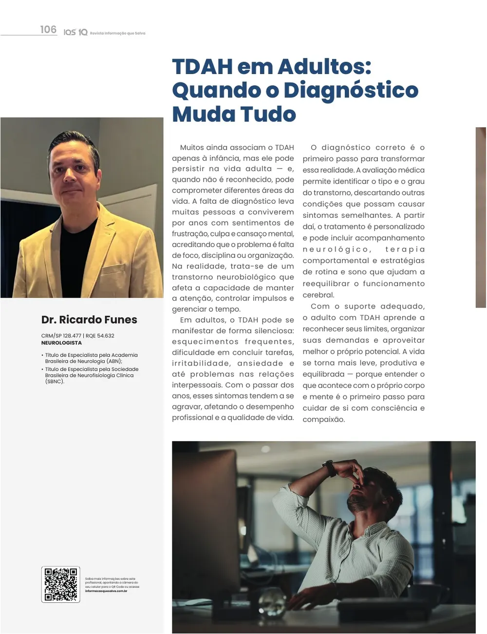 Revista IQS Saúde — Edição 35 — página 106
