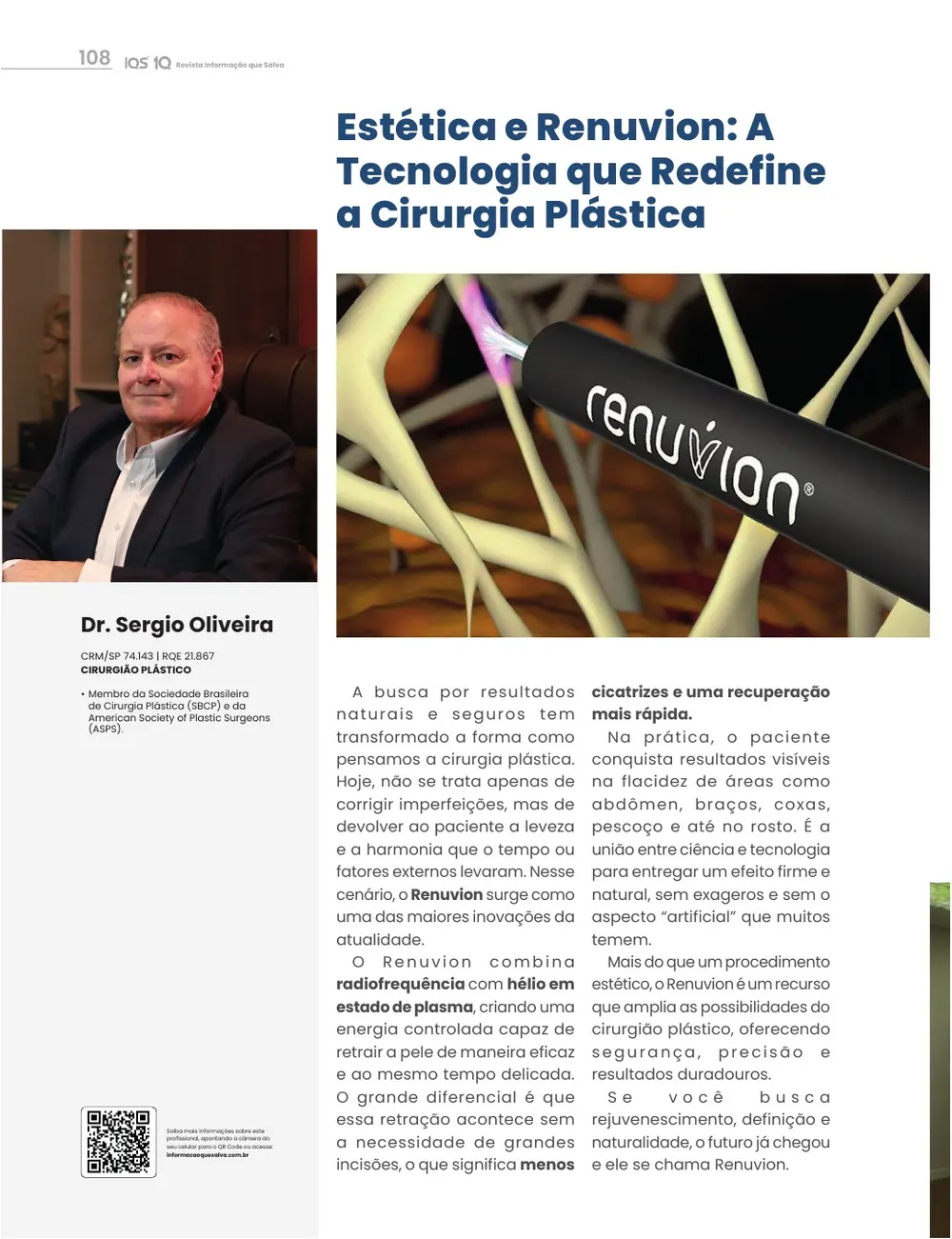 Revista IQS Saúde — Edição 35 — página 108