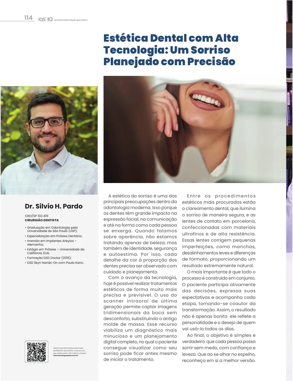 Revista IQS Saúde — Edição 35 — página 114