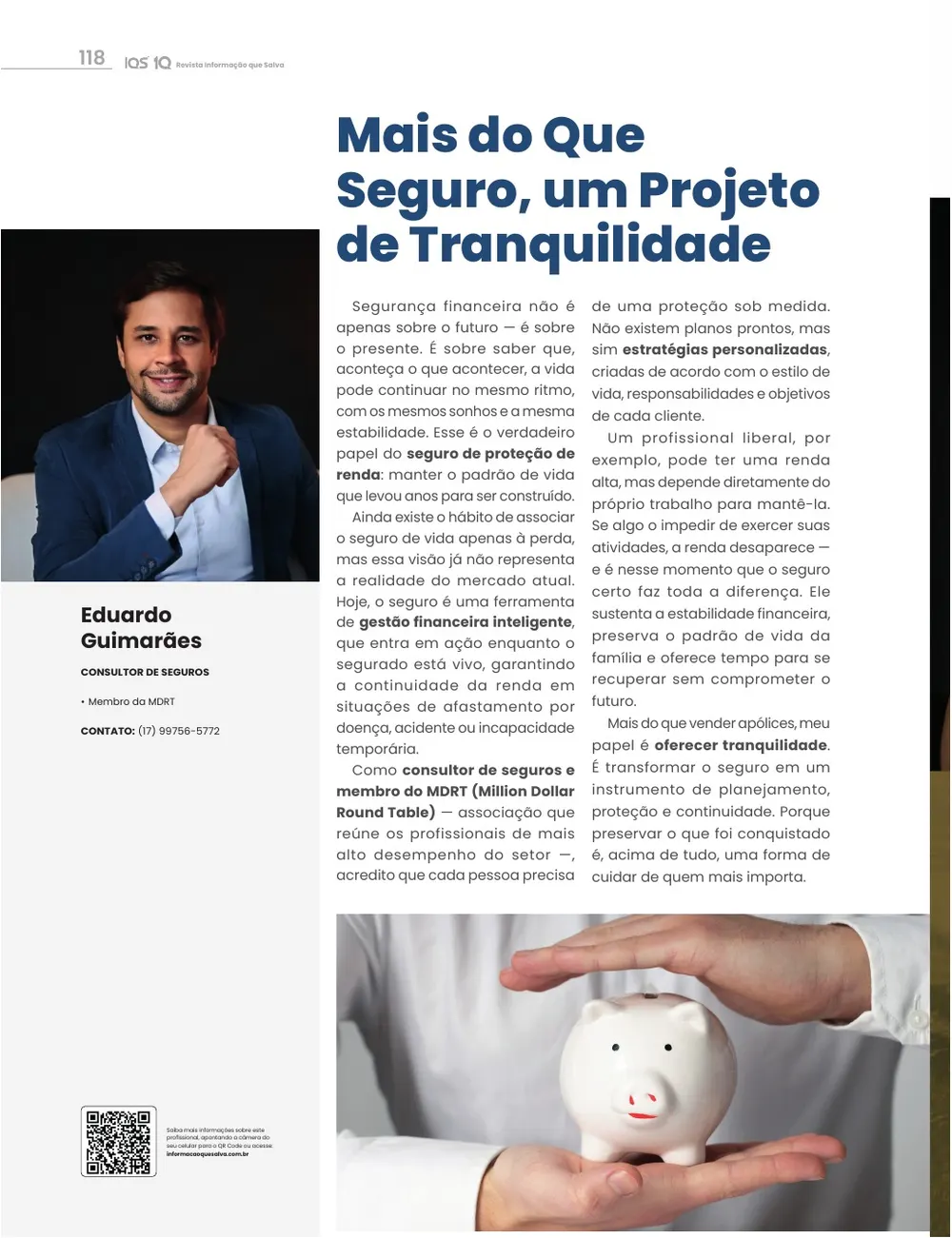 Revista IQS Saúde — Edição 35 — página 118