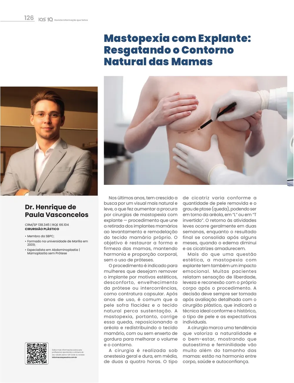 Revista IQS Saúde — Edição 35 — página 126
