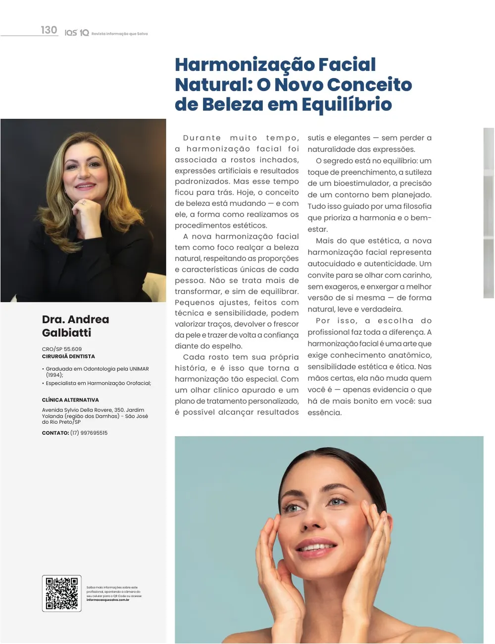 Revista IQS Saúde — Edição 35 — página 130