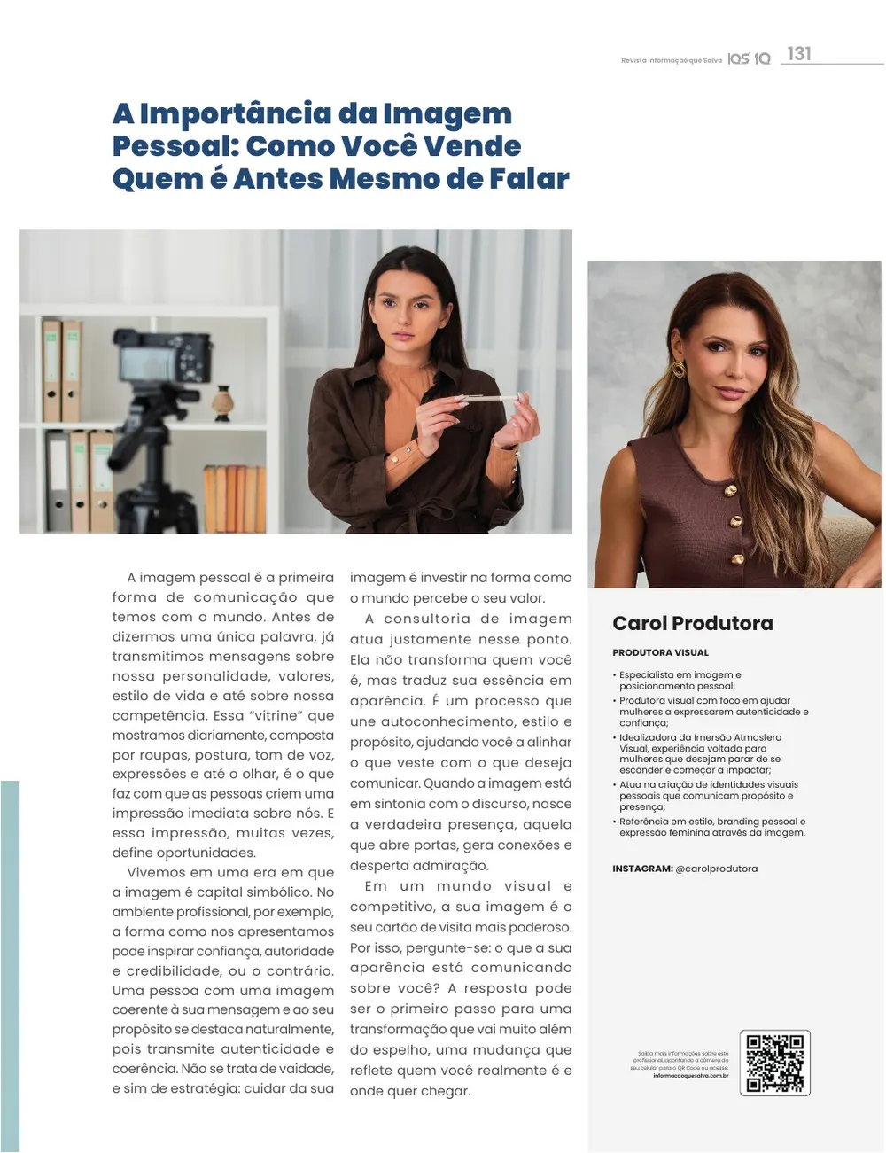 Revista IQS Saúde — Edição 35 — página 131