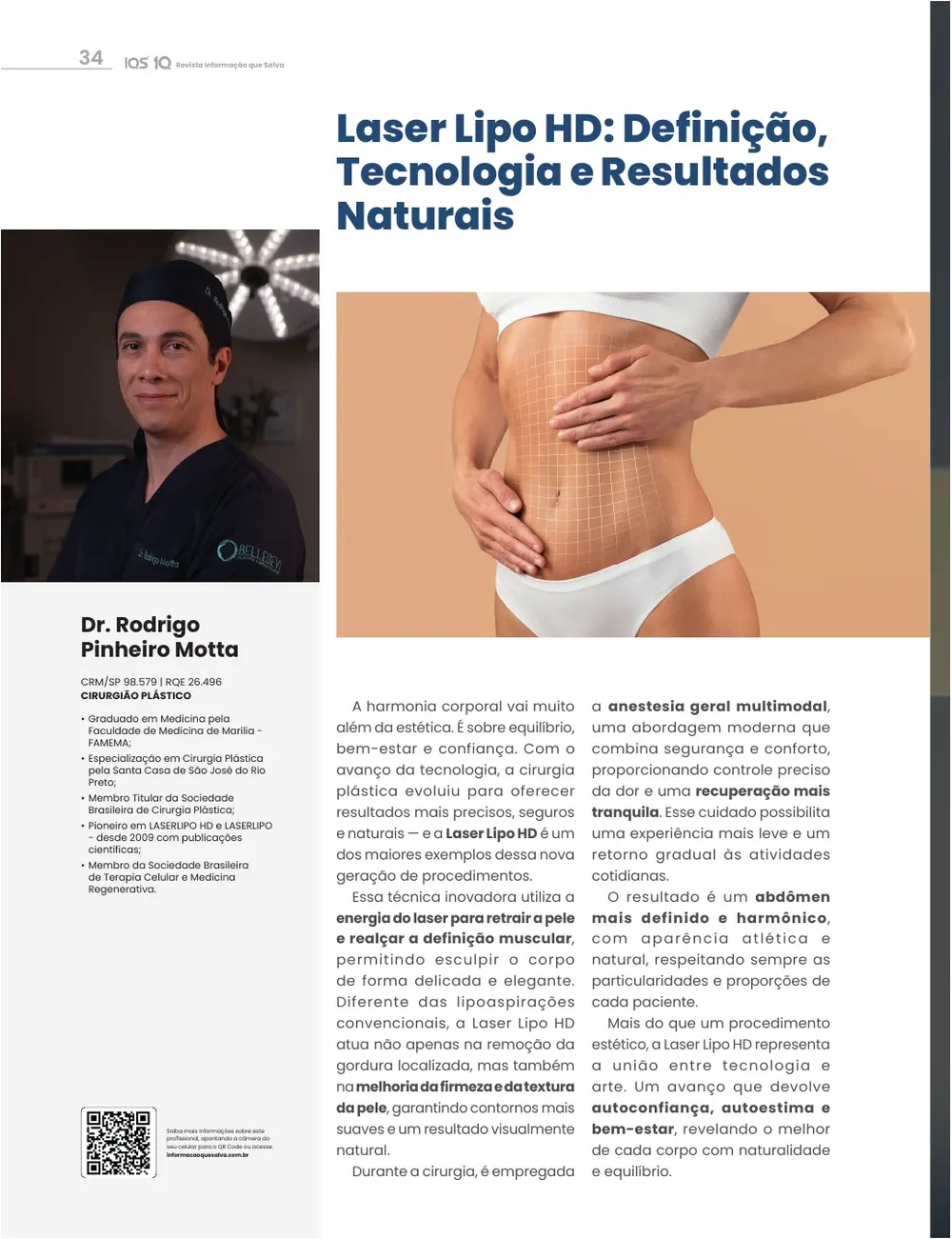 Revista IQS Saúde — Edição 35 — página 34