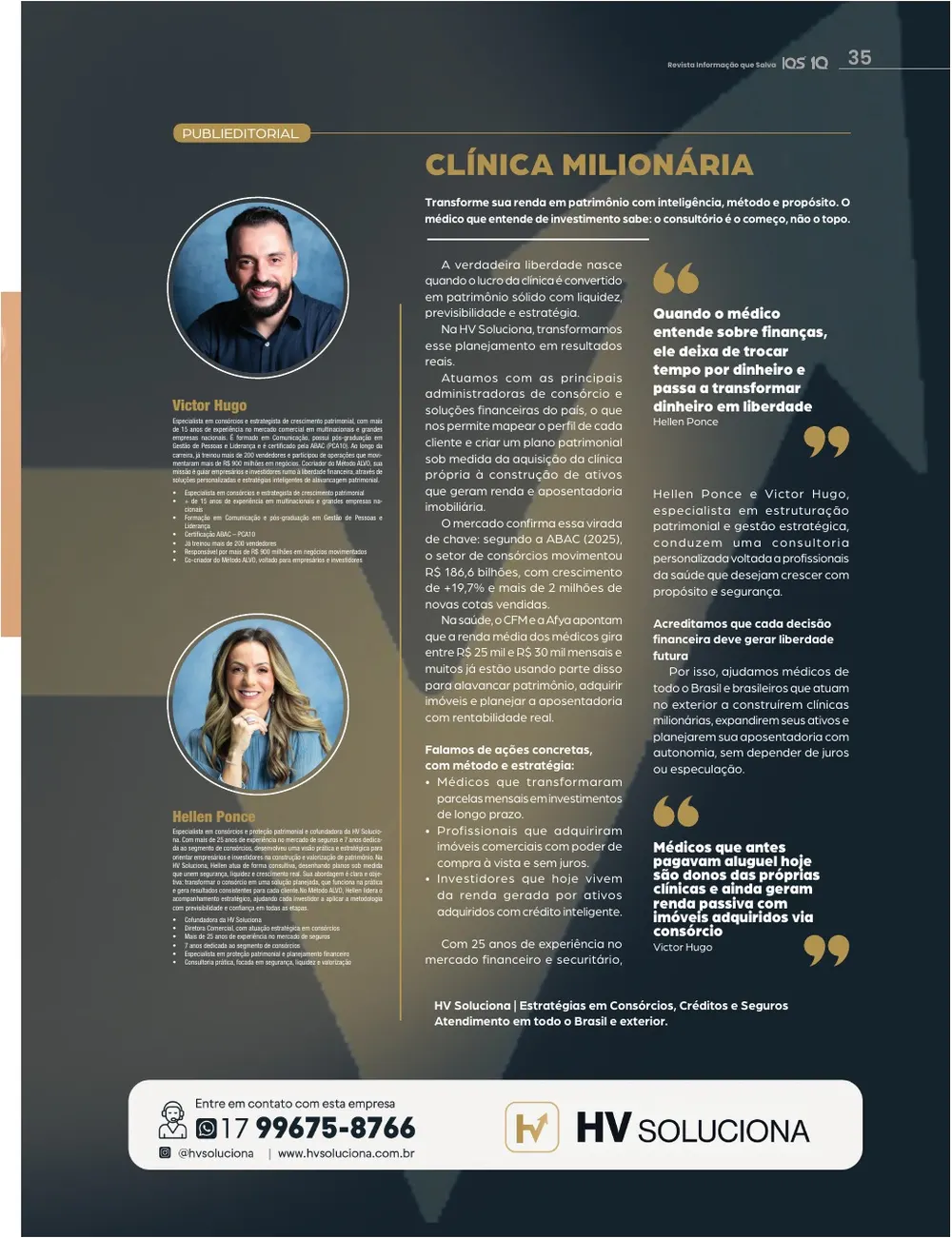 Revista IQS Saúde — Edição 35 — página 35