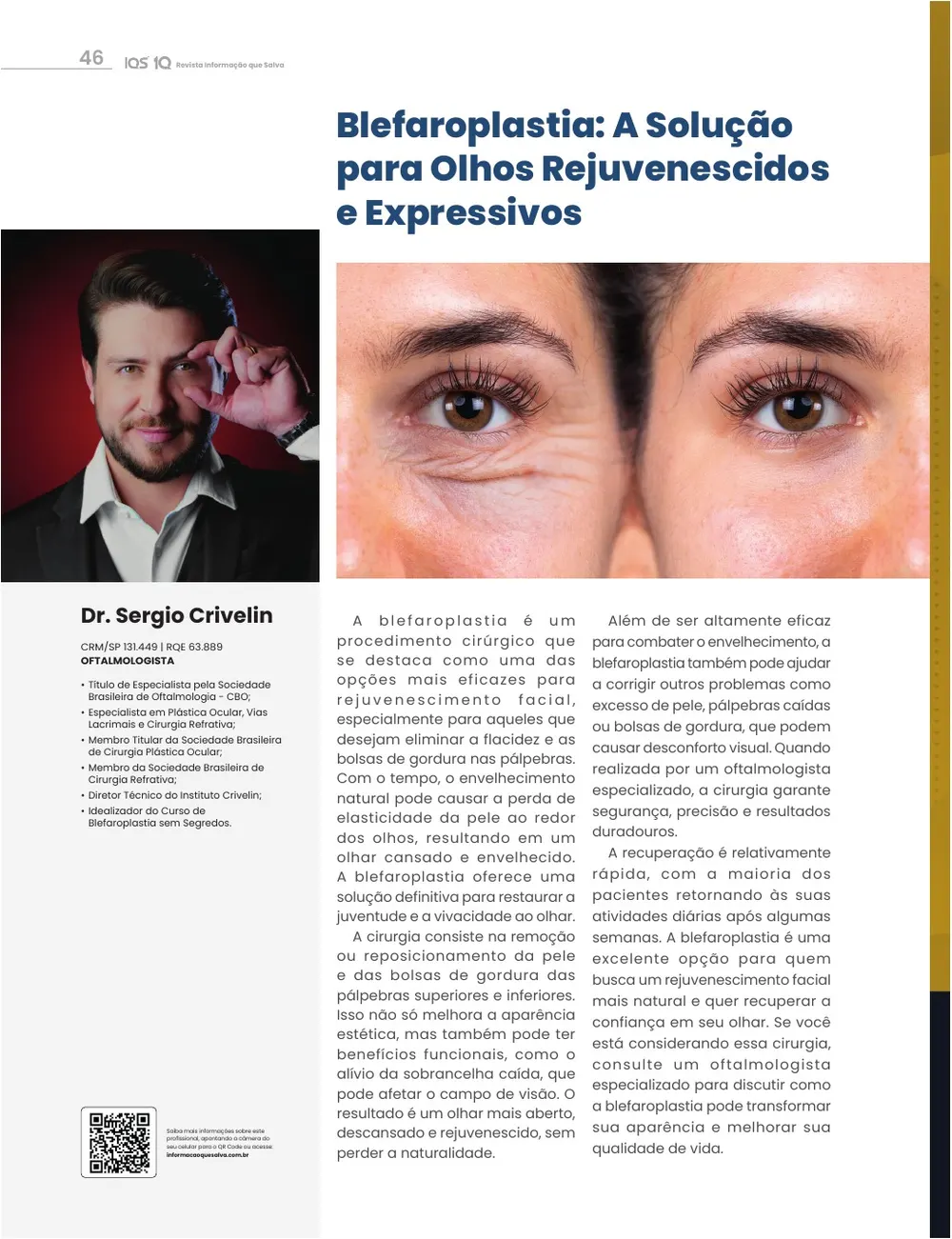 Revista IQS Saúde — Edição 35 — página 46