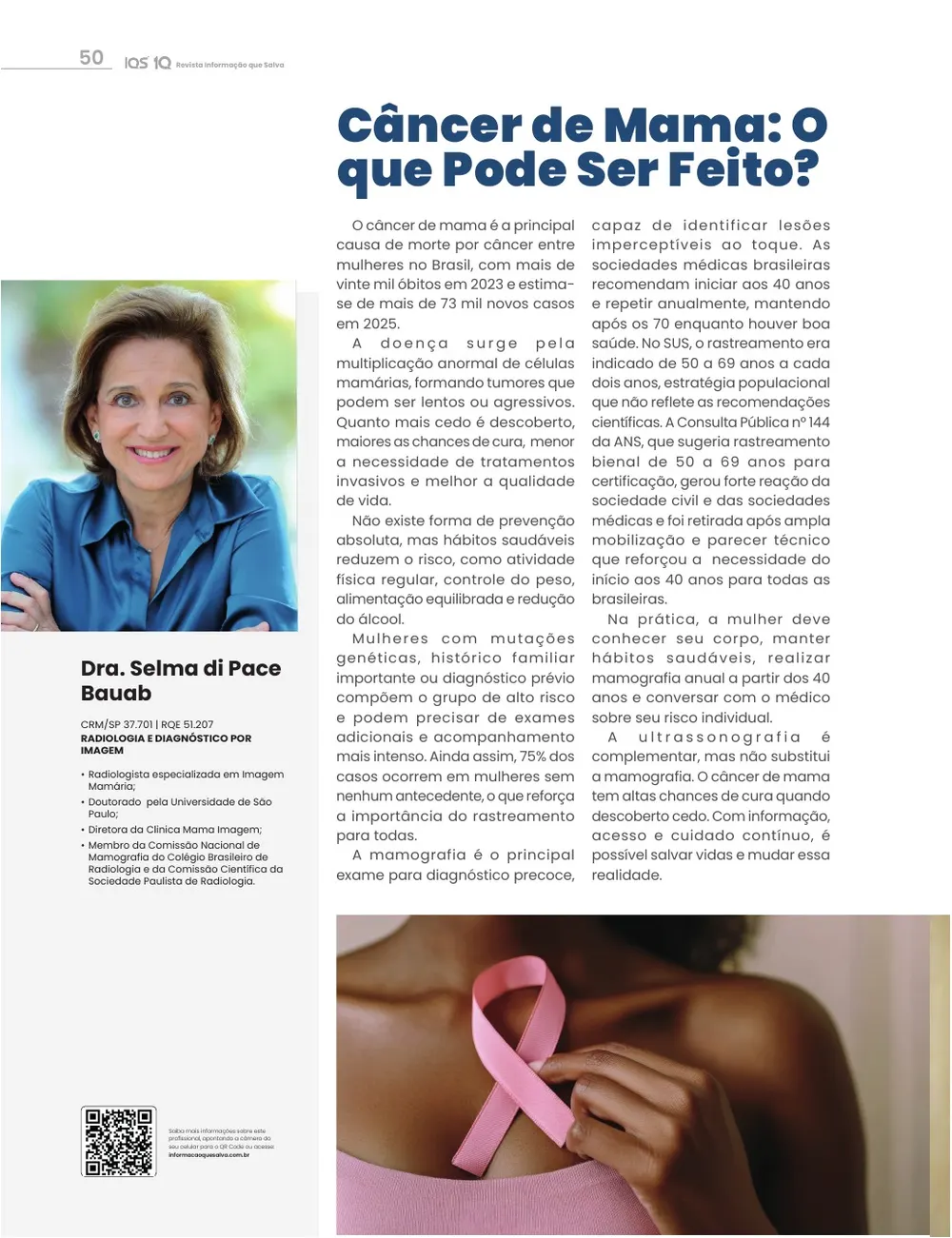 Revista IQS Saúde — Edição 35 — página 50