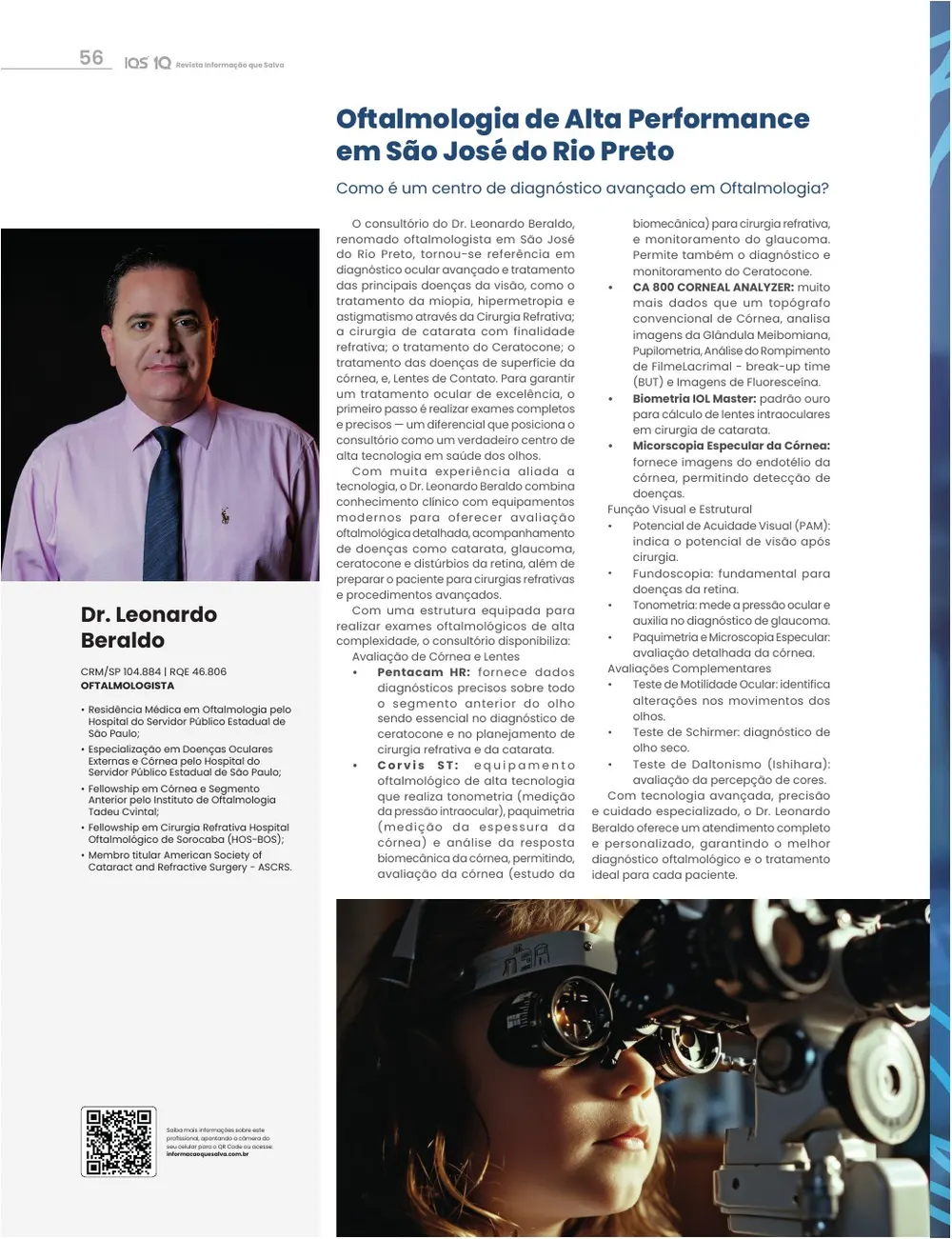 Revista IQS Saúde — Edição 35 — página 56