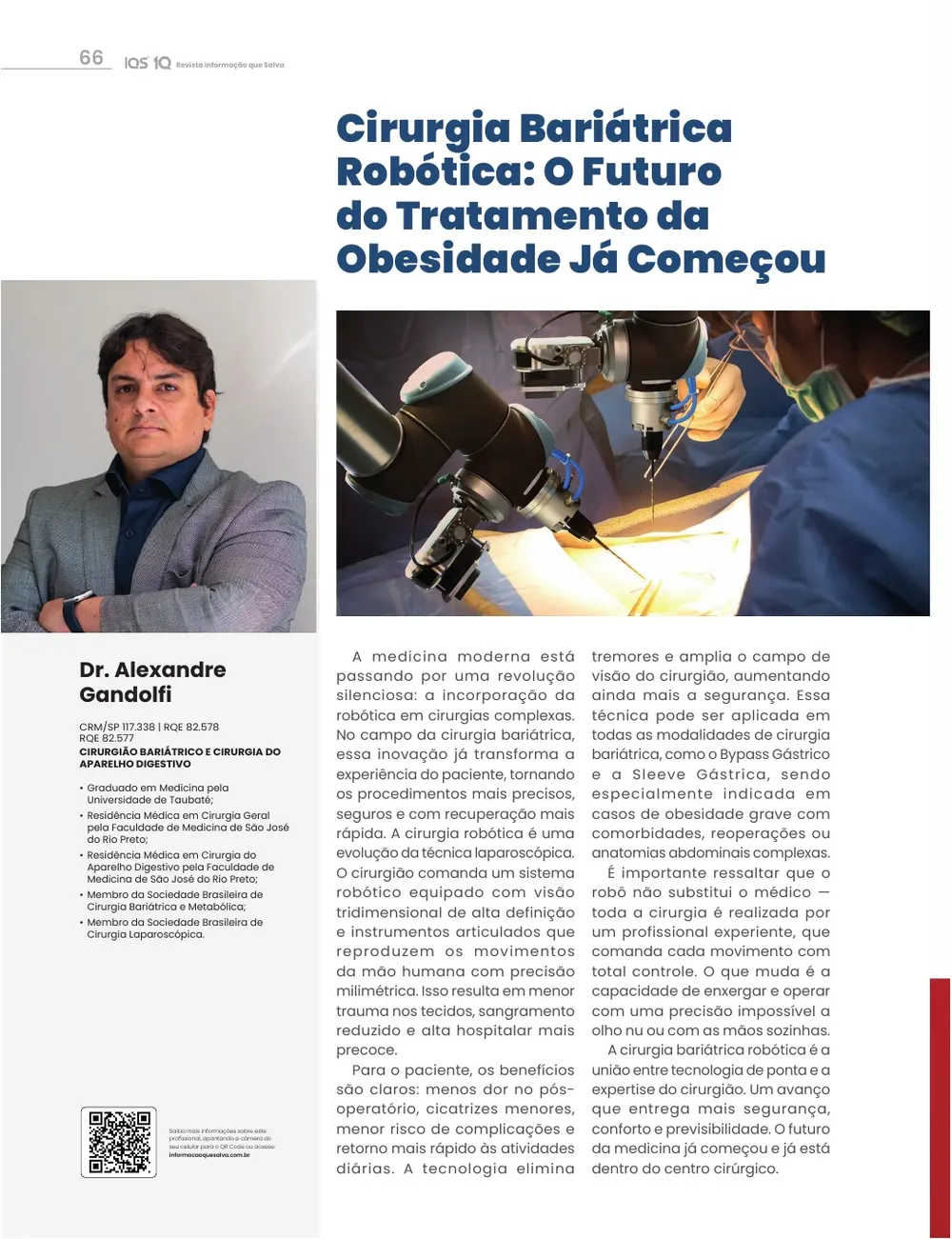 Revista IQS Saúde — Edição 35 — página 66