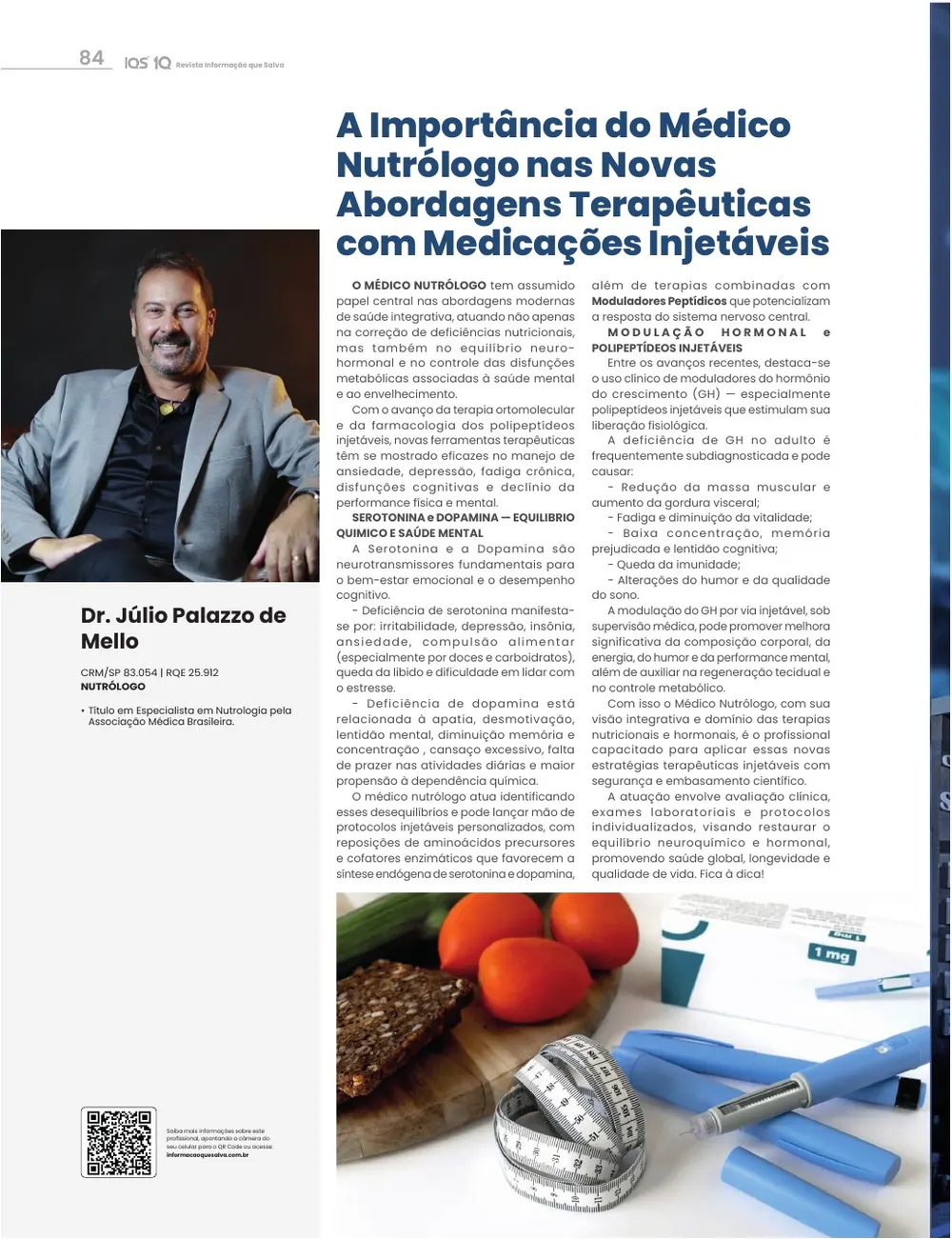 Revista IQS Saúde — Edição 35 — página 84