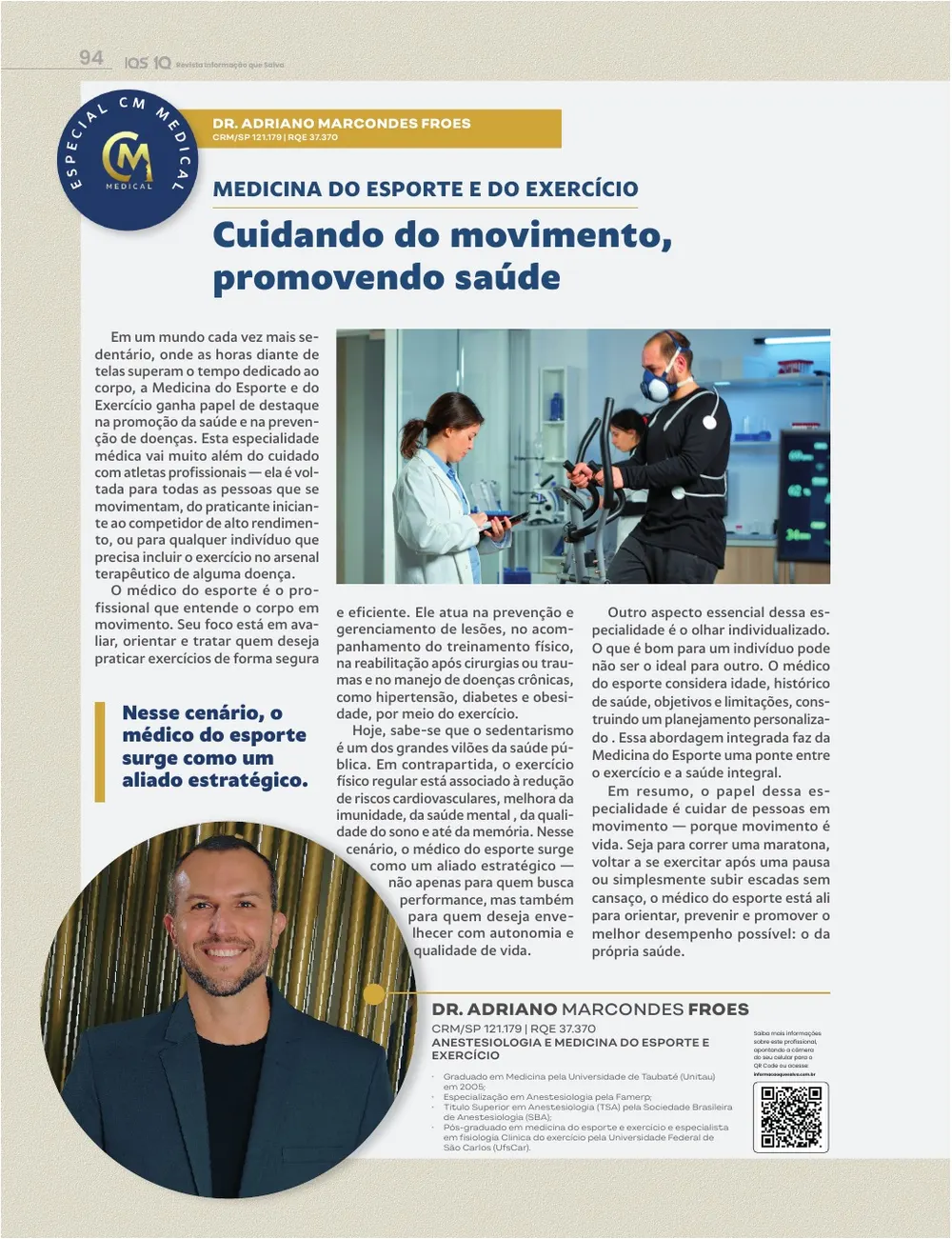 Revista IQS Saúde — Edição 35 — página 94