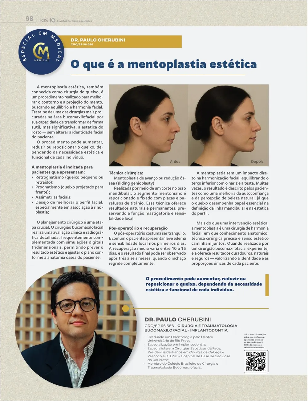 Revista IQS Saúde — Edição 35 — página 98