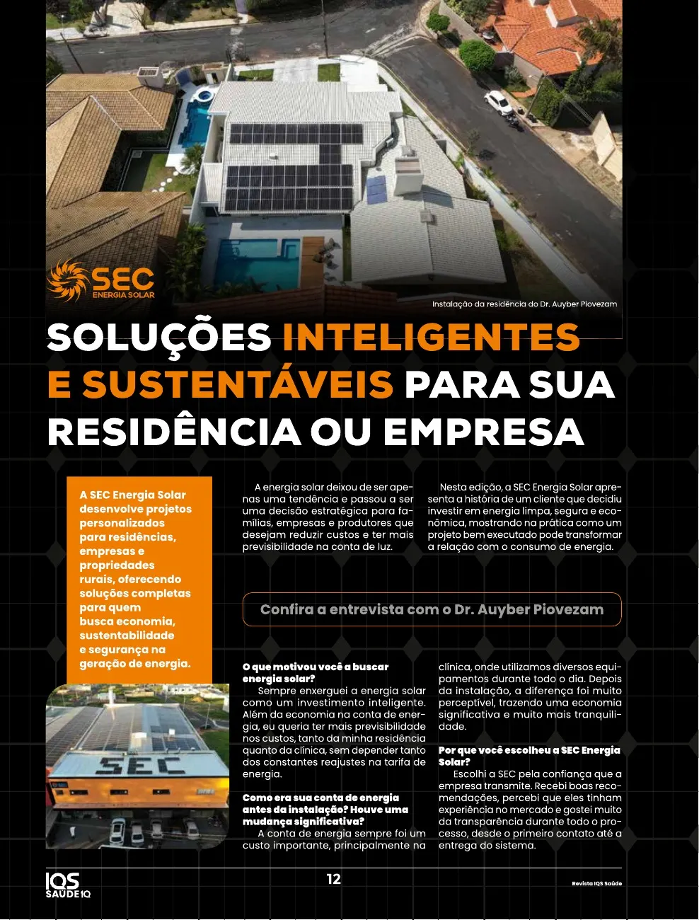 Revista IQS Saúde — Edição 36 — página 12