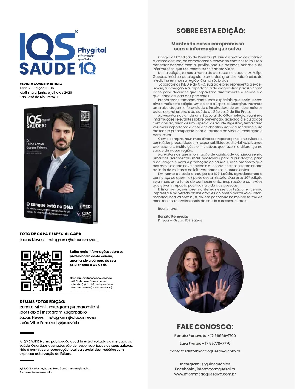 Revista IQS Saúde — Edição 36 — página 14
