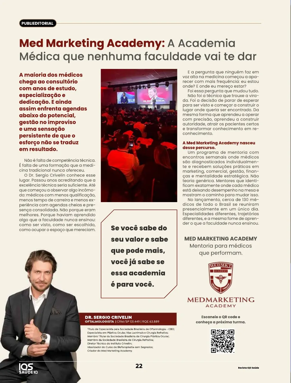 Revista IQS Saúde — Edição 36 — página 22